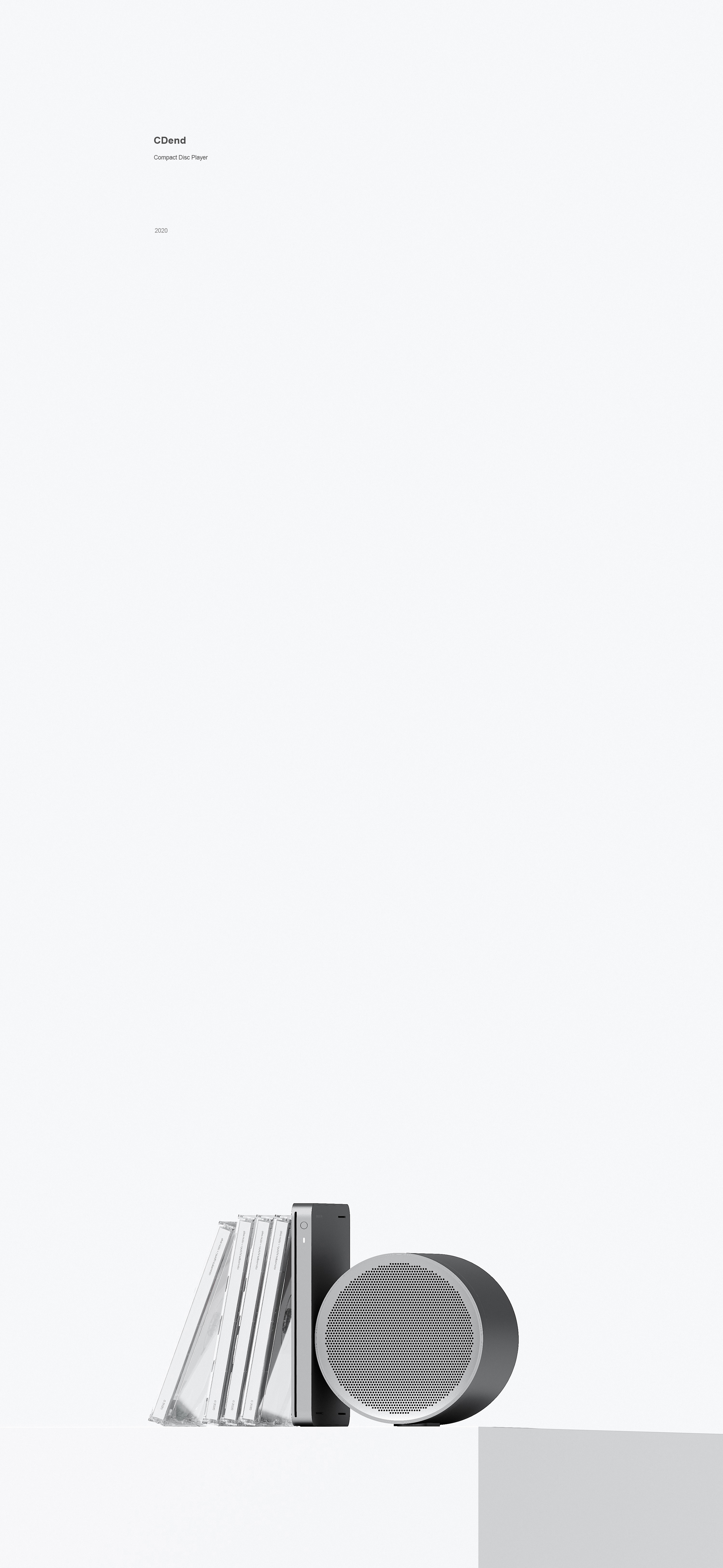 CDend，player，concept，product design，music，loudspeaker box，