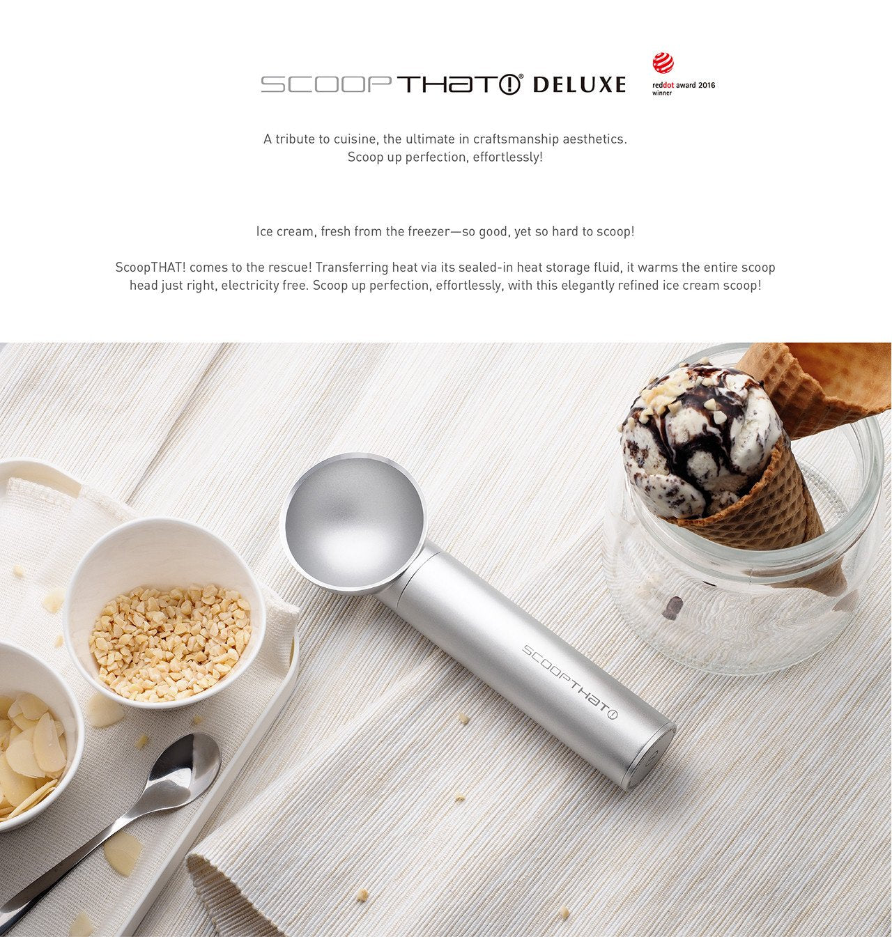 Ice cream spoon，Art，2022 Red Dot Product Design Award，