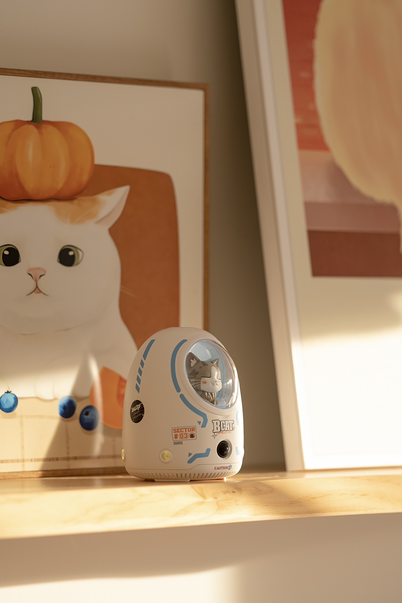 Aromatherapy machine，Butter cat，White base map，Shenzhen，