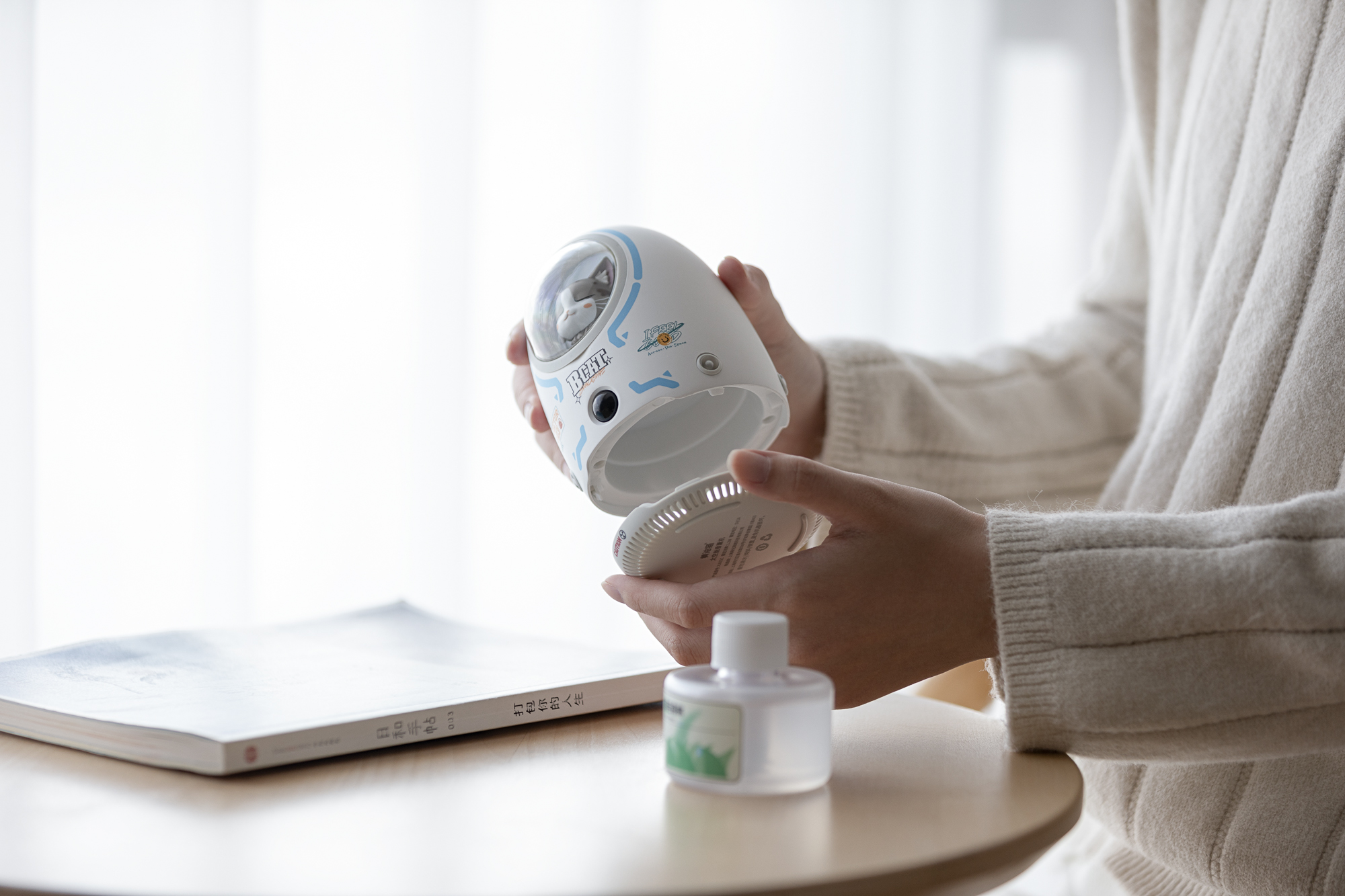 Aromatherapy machine，Butter cat，White base map，Shenzhen，