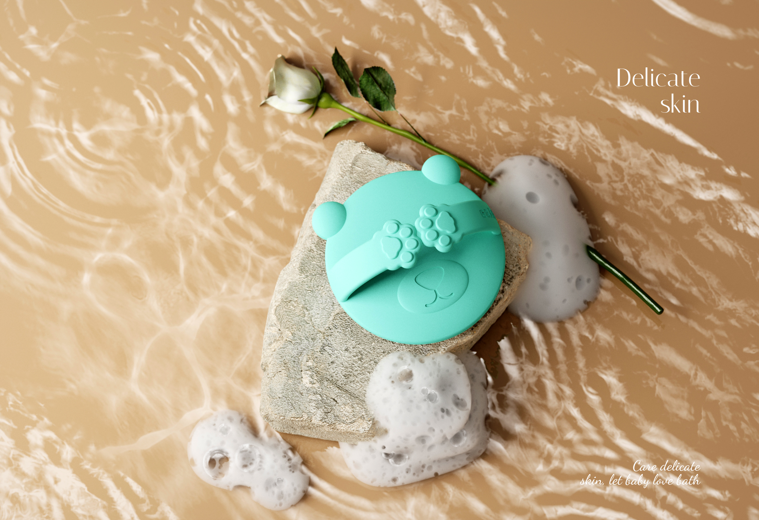 children，Bath brush，Bath toy，