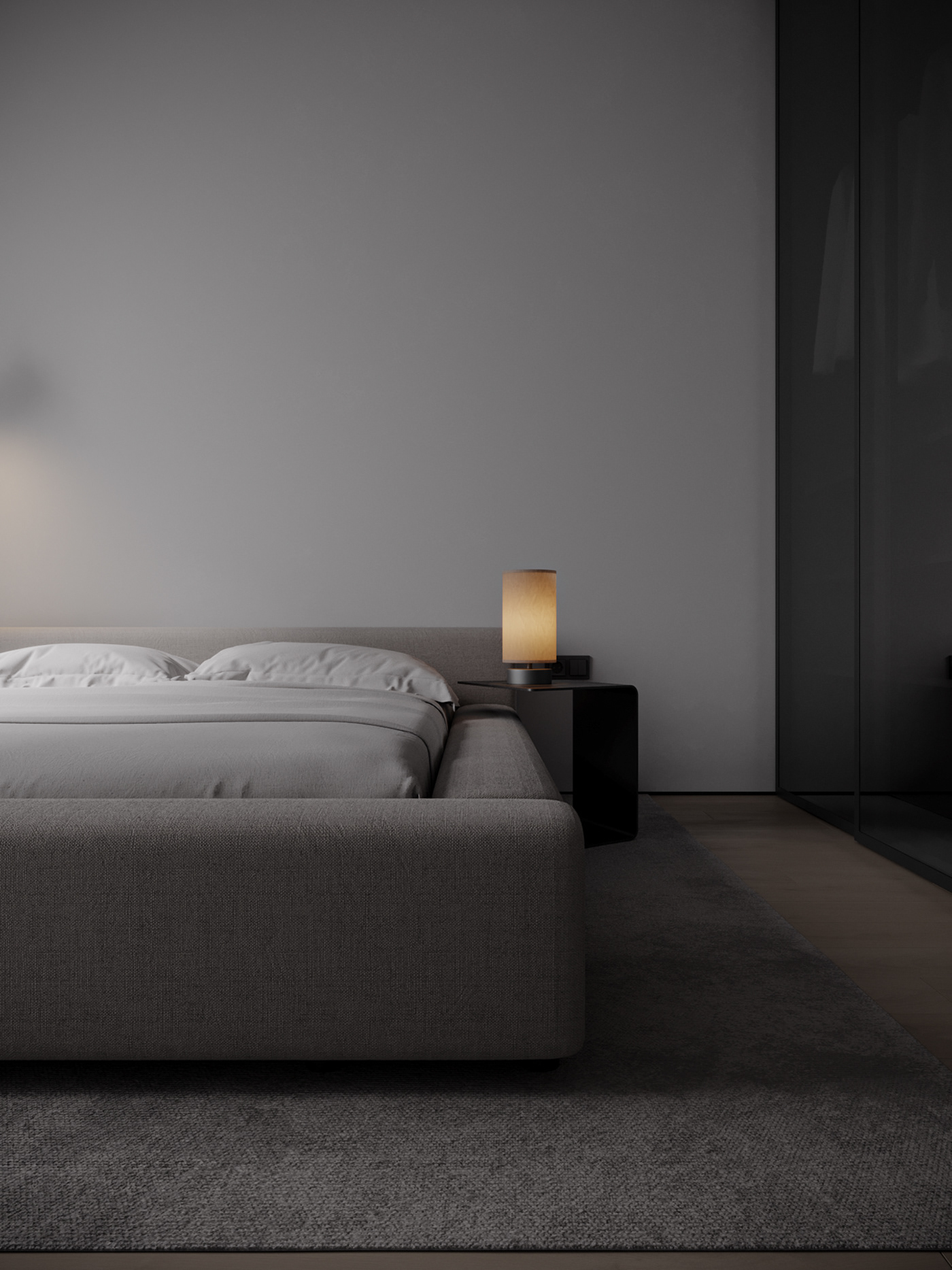 apartment，onochrome，cgi，Interior design，