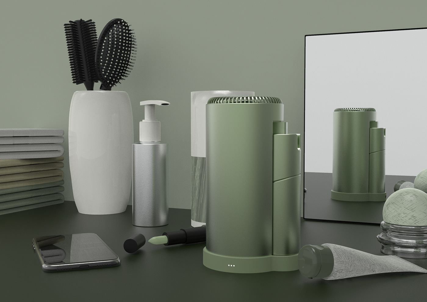 hair drier，CAIRE，product design，