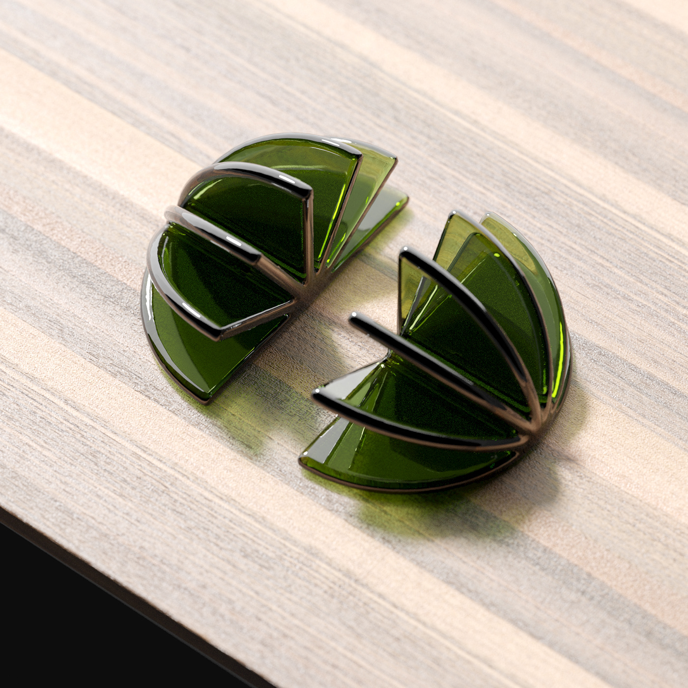 Glass，Bookends，Lime，product design，