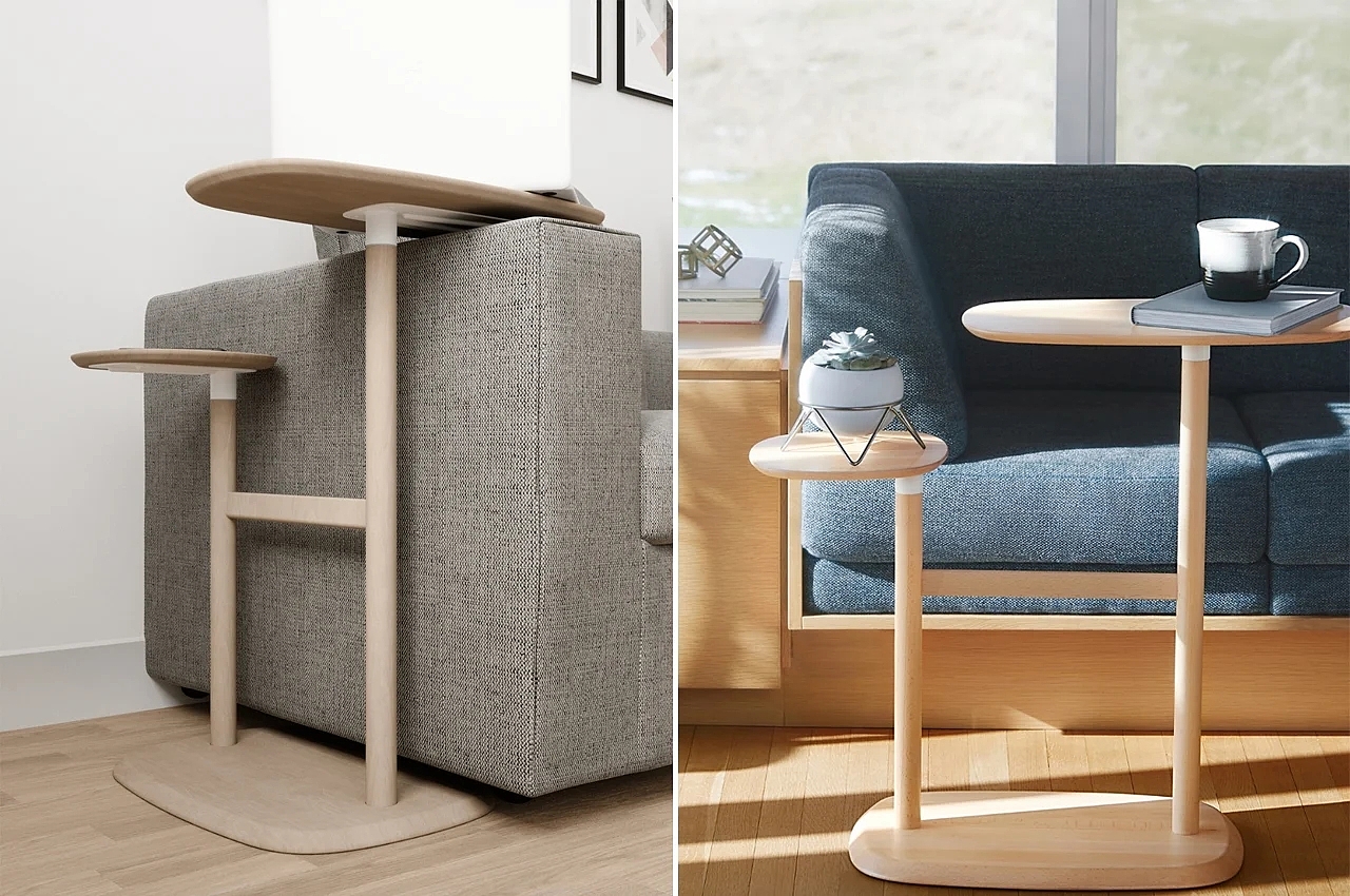 Side table，rotate，product design，Swivo，