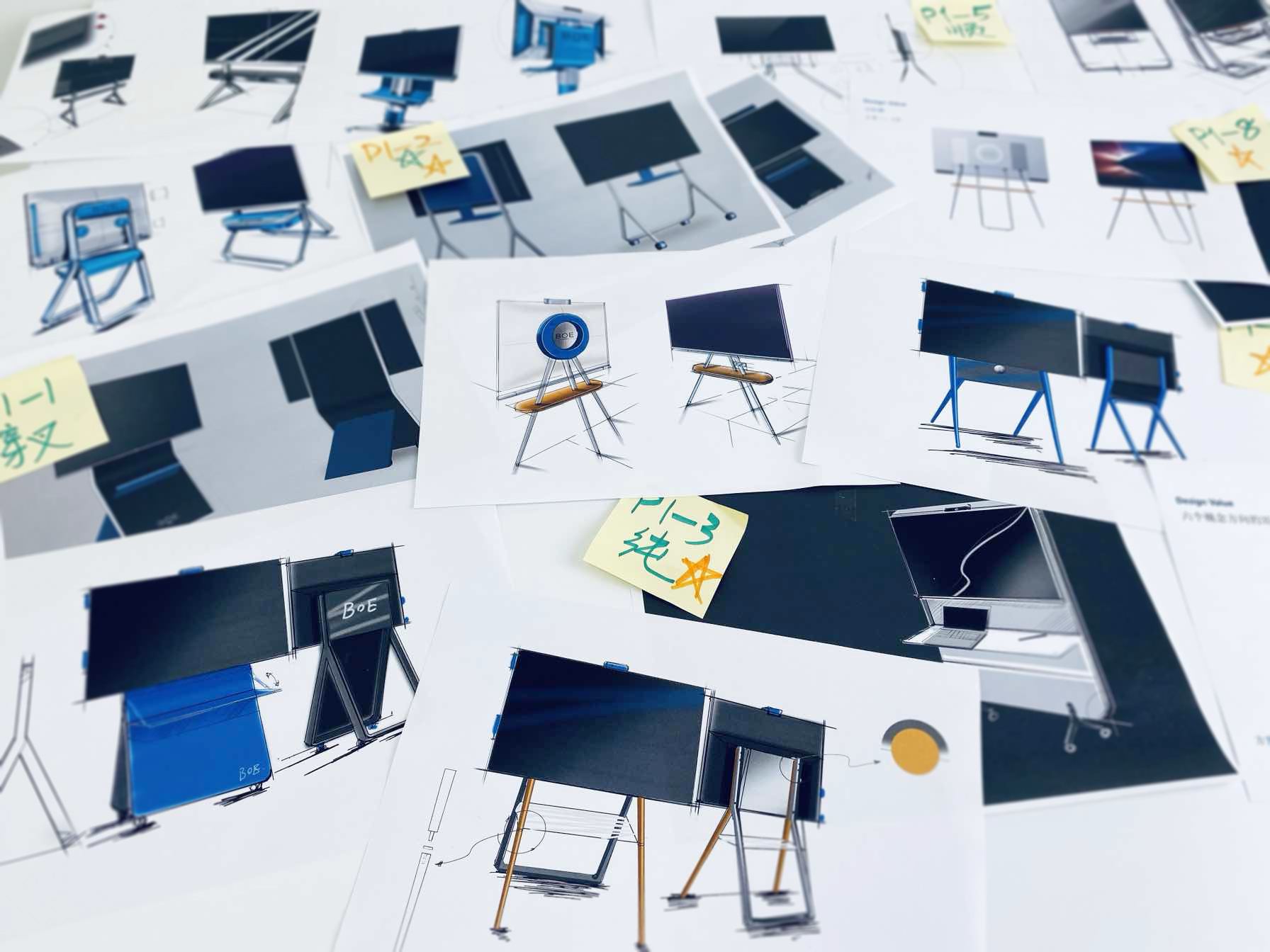 to work in an office，Conference all-in-one machine，screen，MiniLED，Electronic whiteboard，New mimetic，ui，