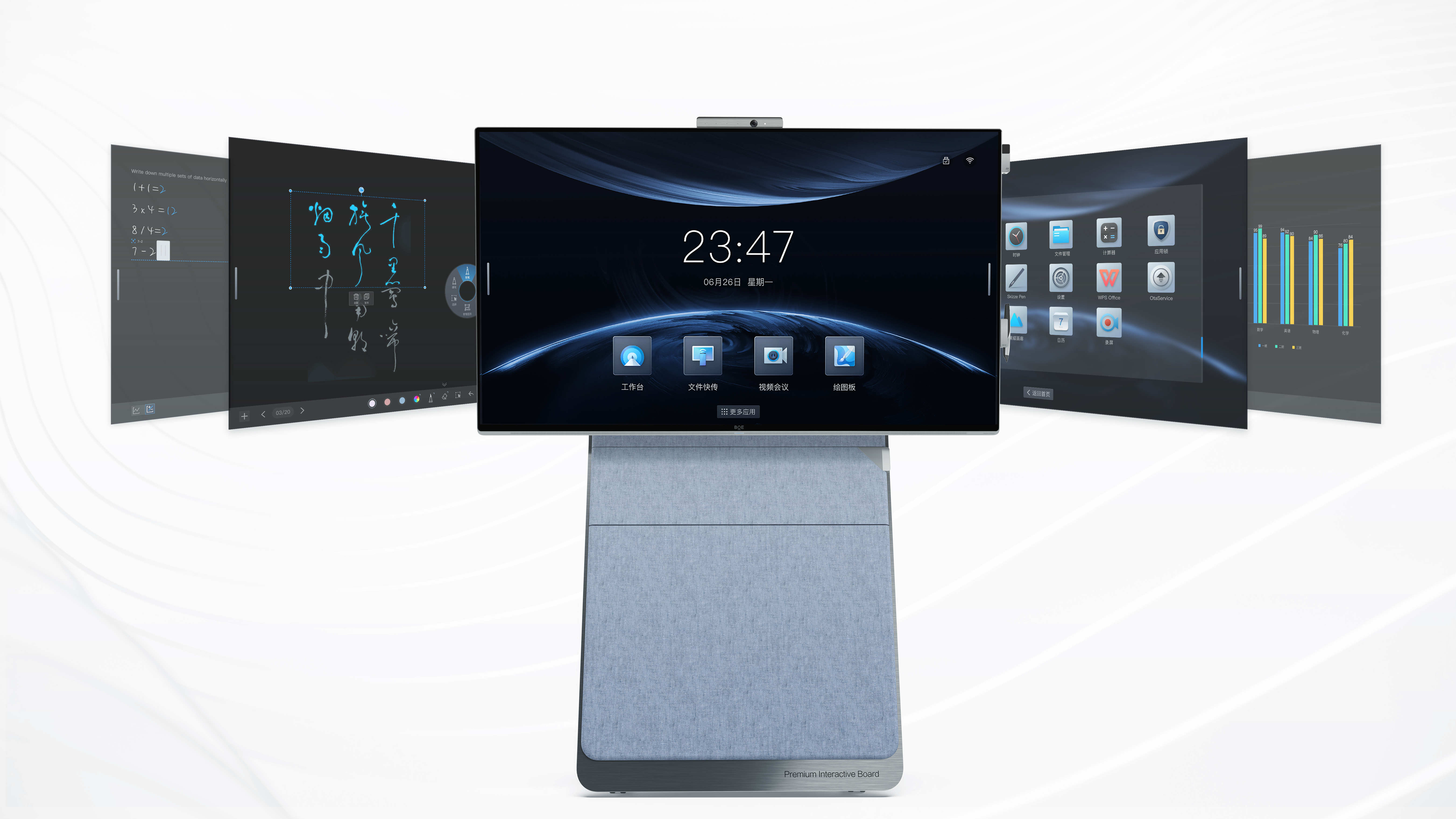 to work in an office，Conference all-in-one machine，screen，MiniLED，Electronic whiteboard，New mimetic，ui，