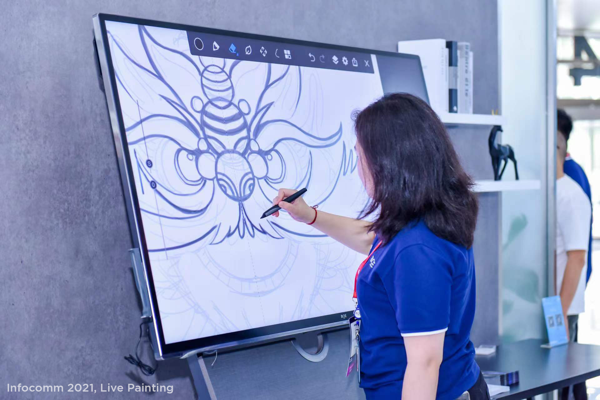 to work in an office，Conference all-in-one machine，screen，MiniLED，Electronic whiteboard，New mimetic，ui，