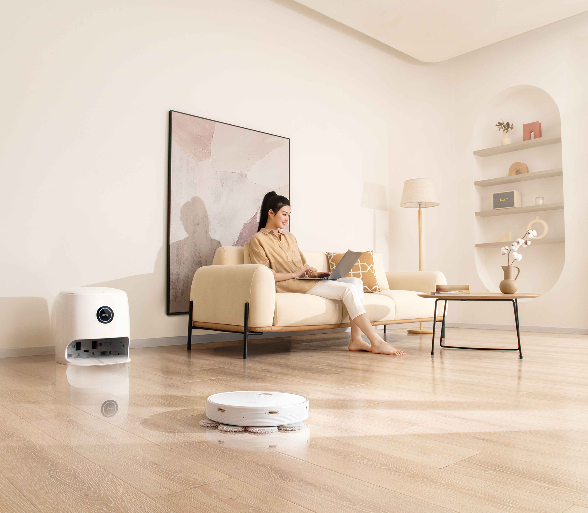 Washing machine，washing，Mopping，radar，Hidden，Minimum，intelligence，Four mop，