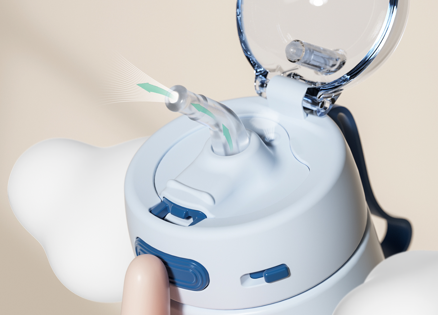 Water cup，children，Illustration，packing，