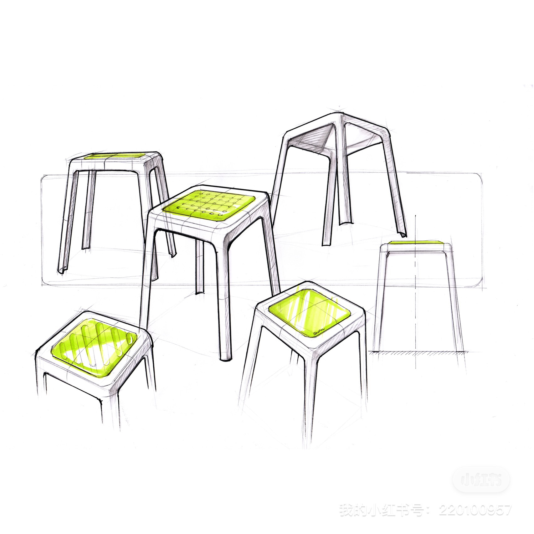 Hand drawn products，