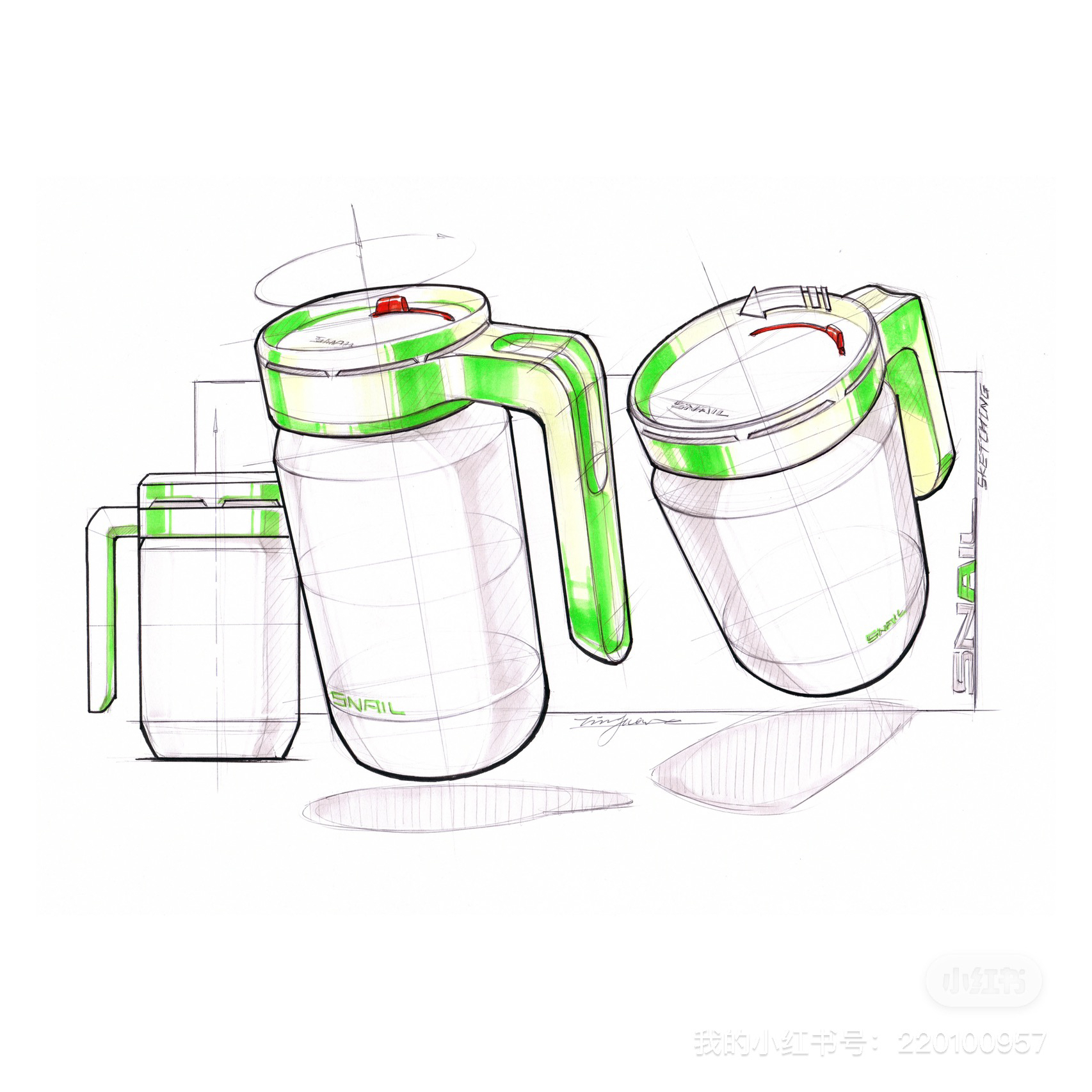 Hand drawn products，