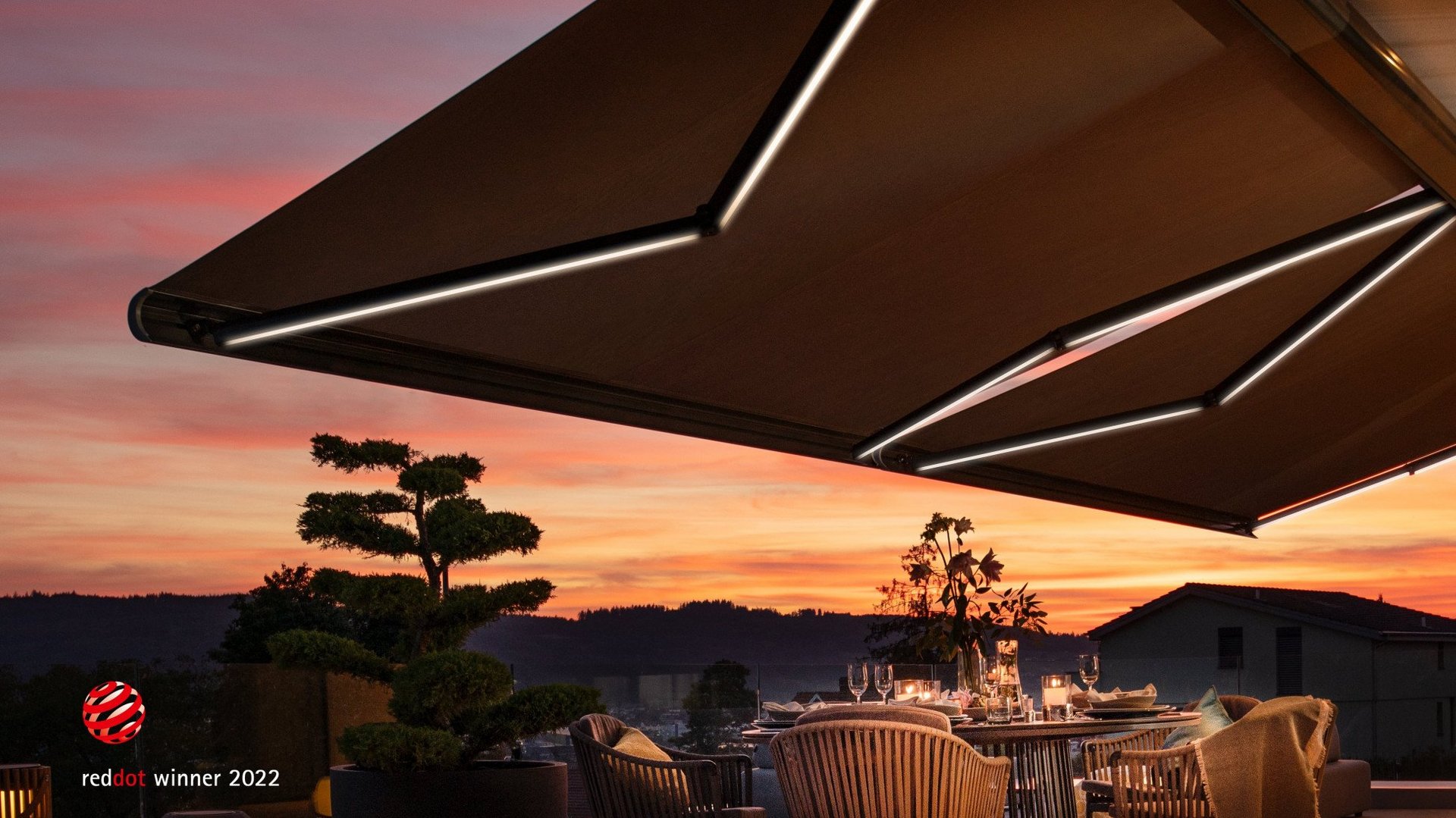 awning，Box type，2022 Red Dot Product Design Award，