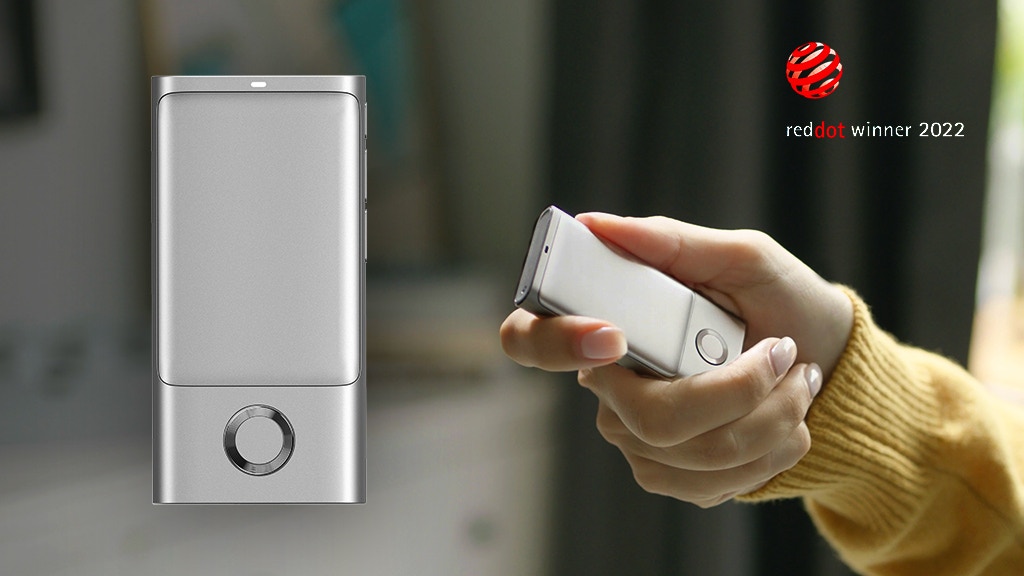 2022 Red Dot Product Design Award，CheerTok，Remote control，Touch ，Aluminium，