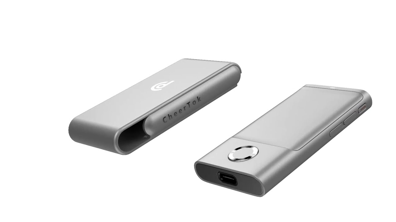 2022 Red Dot Product Design Award，CheerTok，Remote control，Touch ，Aluminium，