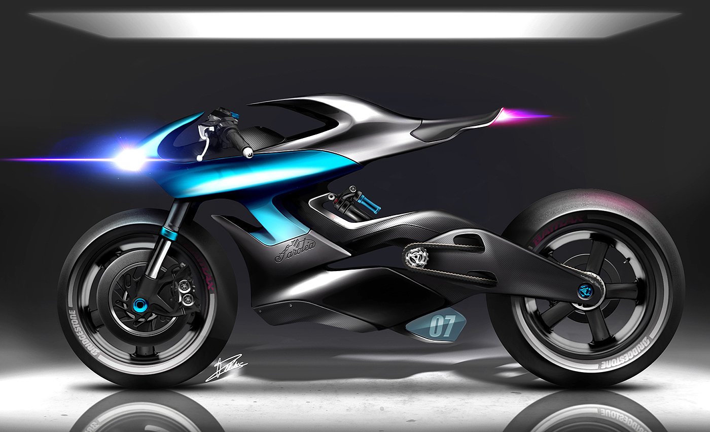 motorcycle，Hand drawing，vehicle，industrial design，