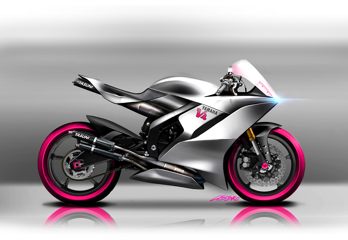 motorcycle，Hand drawing，vehicle，industrial design，