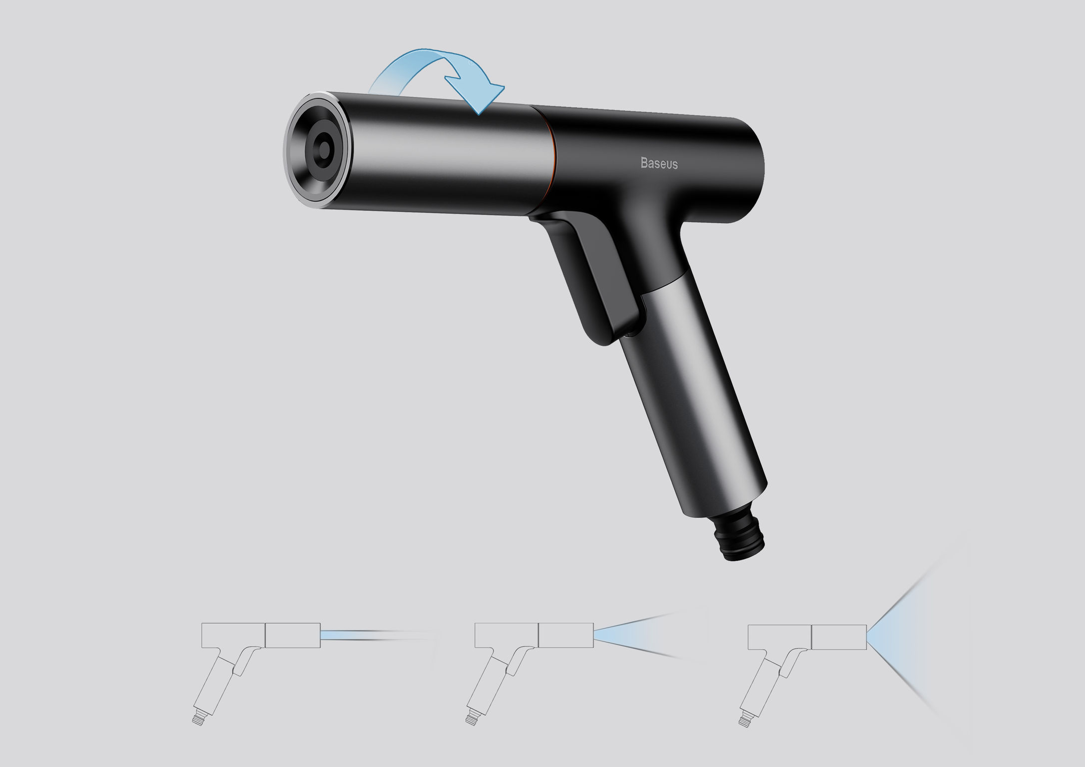 Double pressure spray gun，BASEUS，tool，2022 Red Dot Product Design Award，