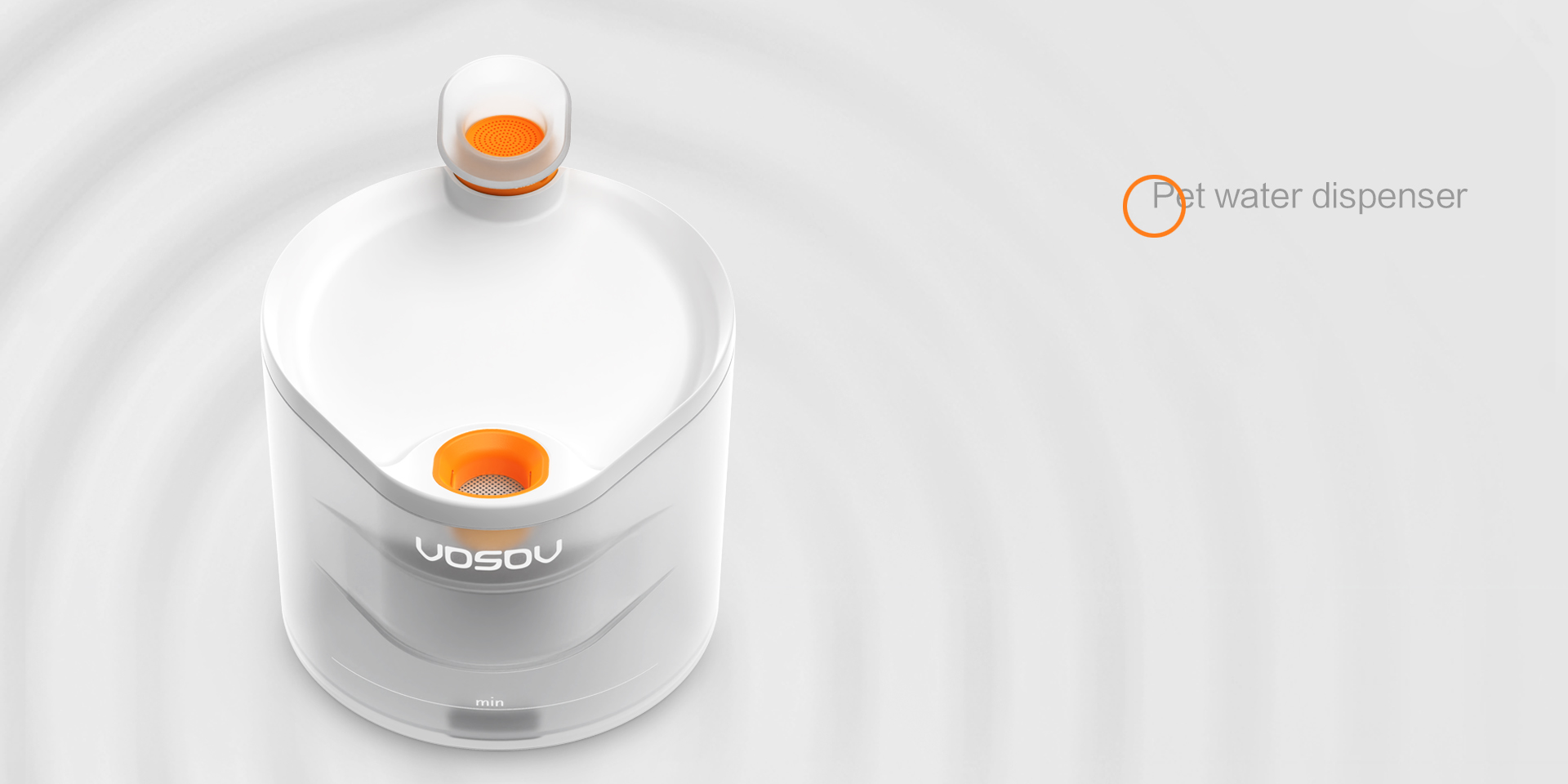 Pet product design, Shenzhen exterior design, pet water dispenser，