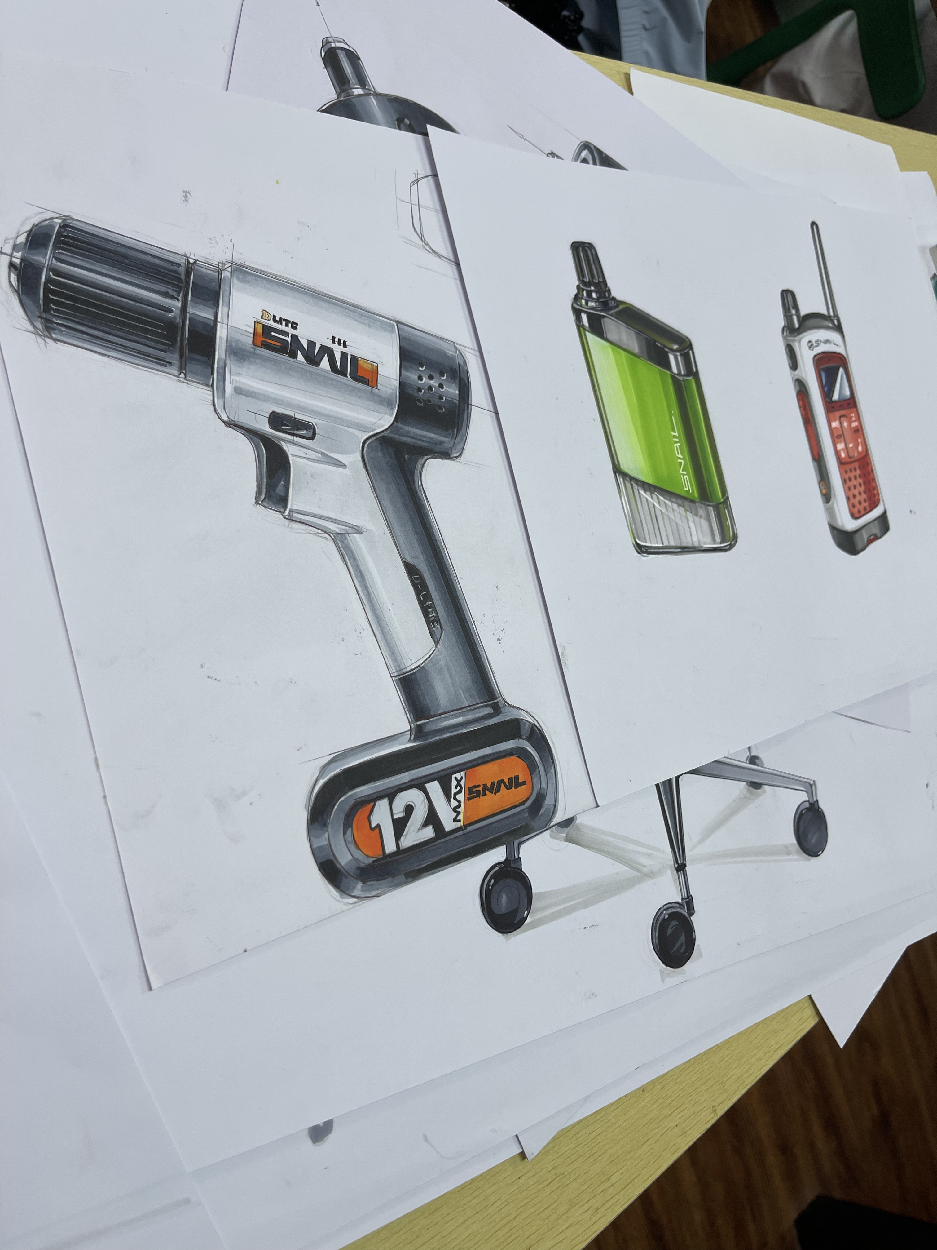 Hand drawn products，