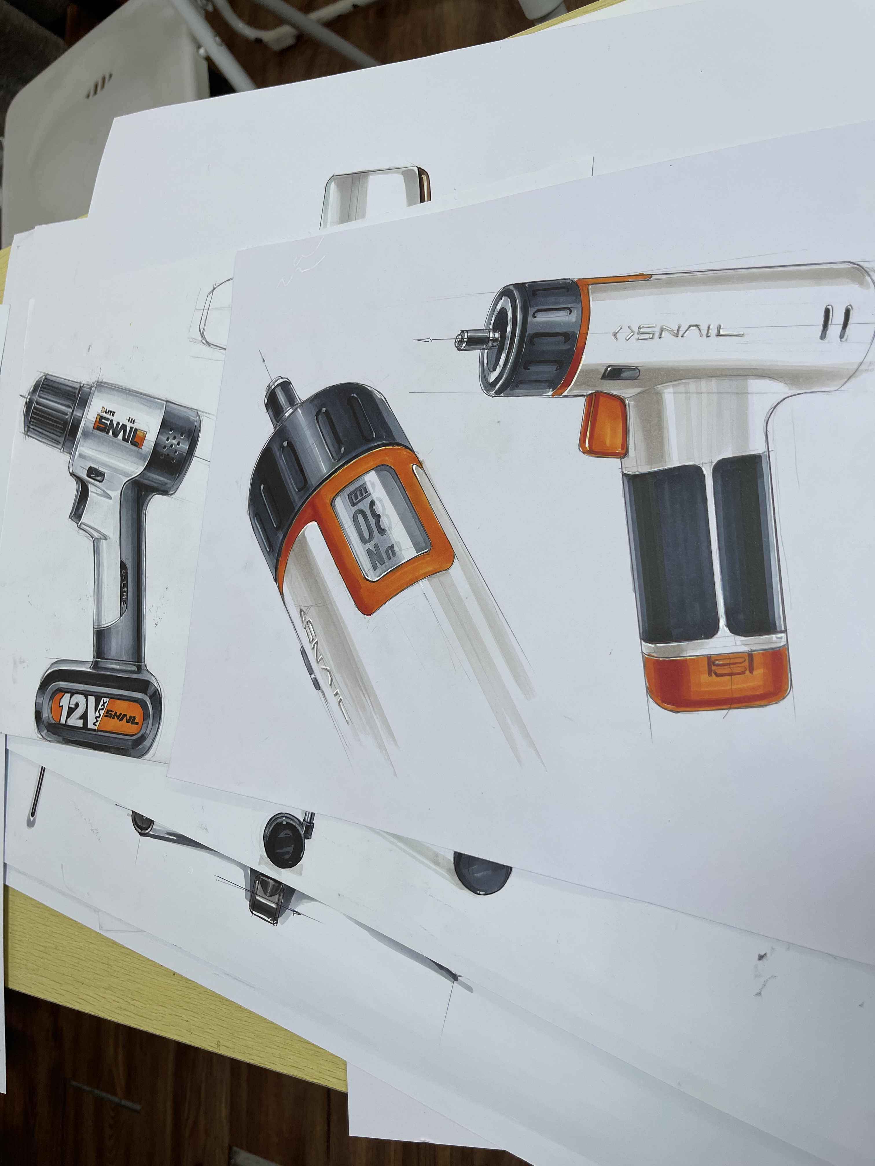 Hand drawn products，