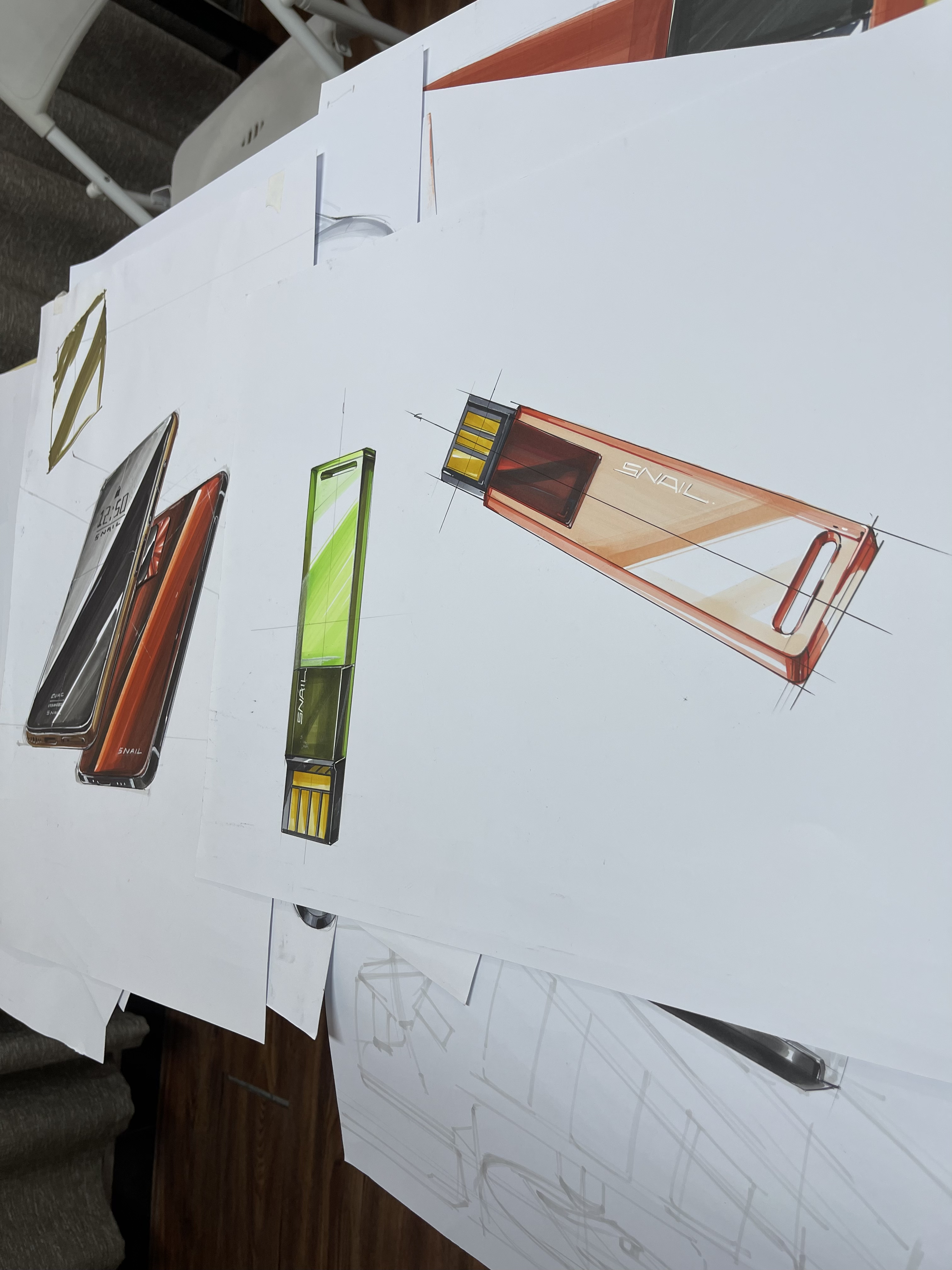 Hand drawn products，