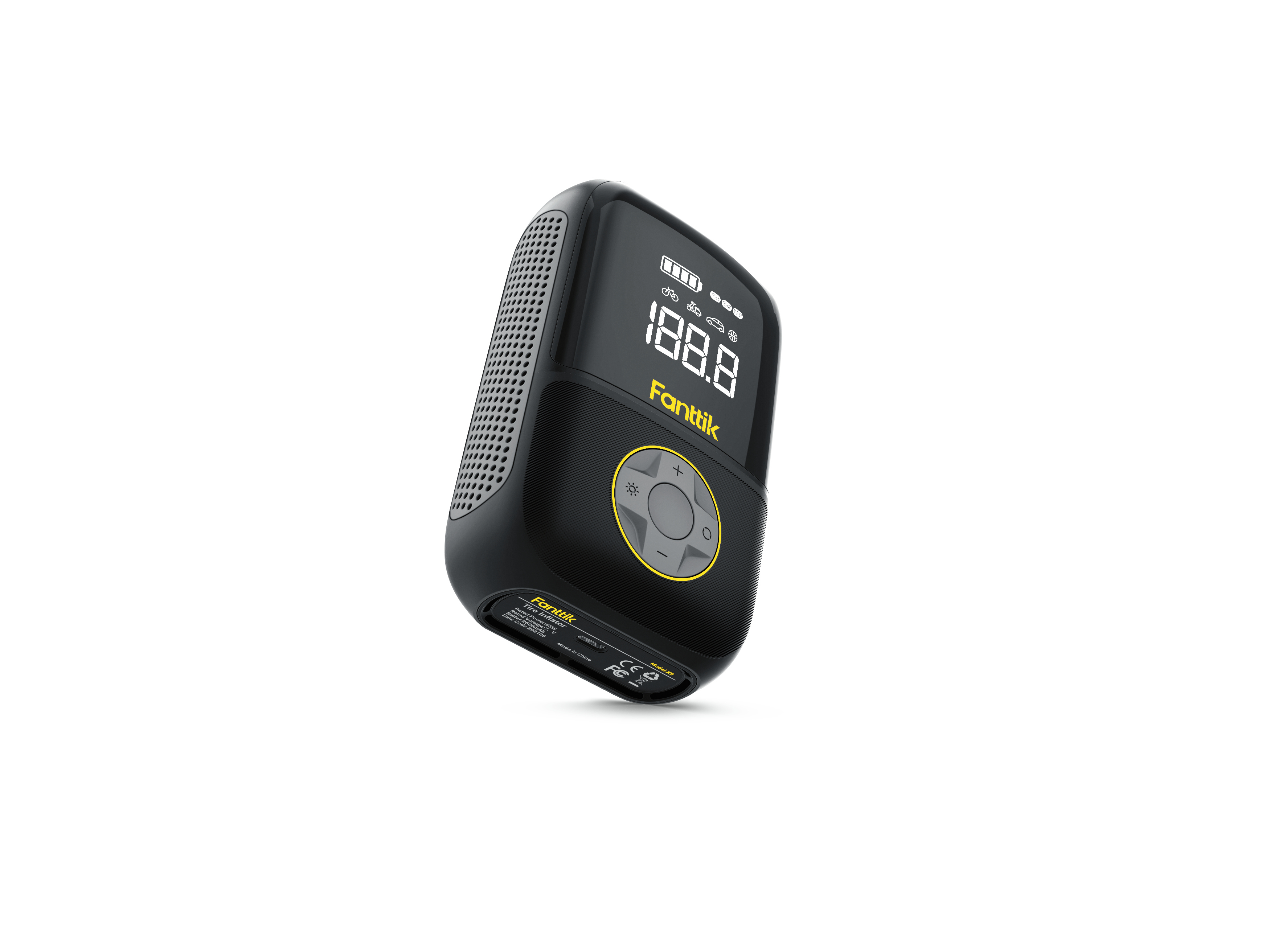 Tire inflator，auto parts，Fanttik X8，2022 Red Dot Product Design Award，