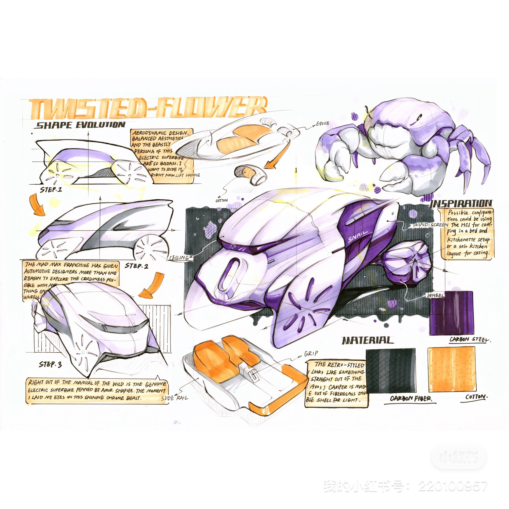 Hand drawn products，