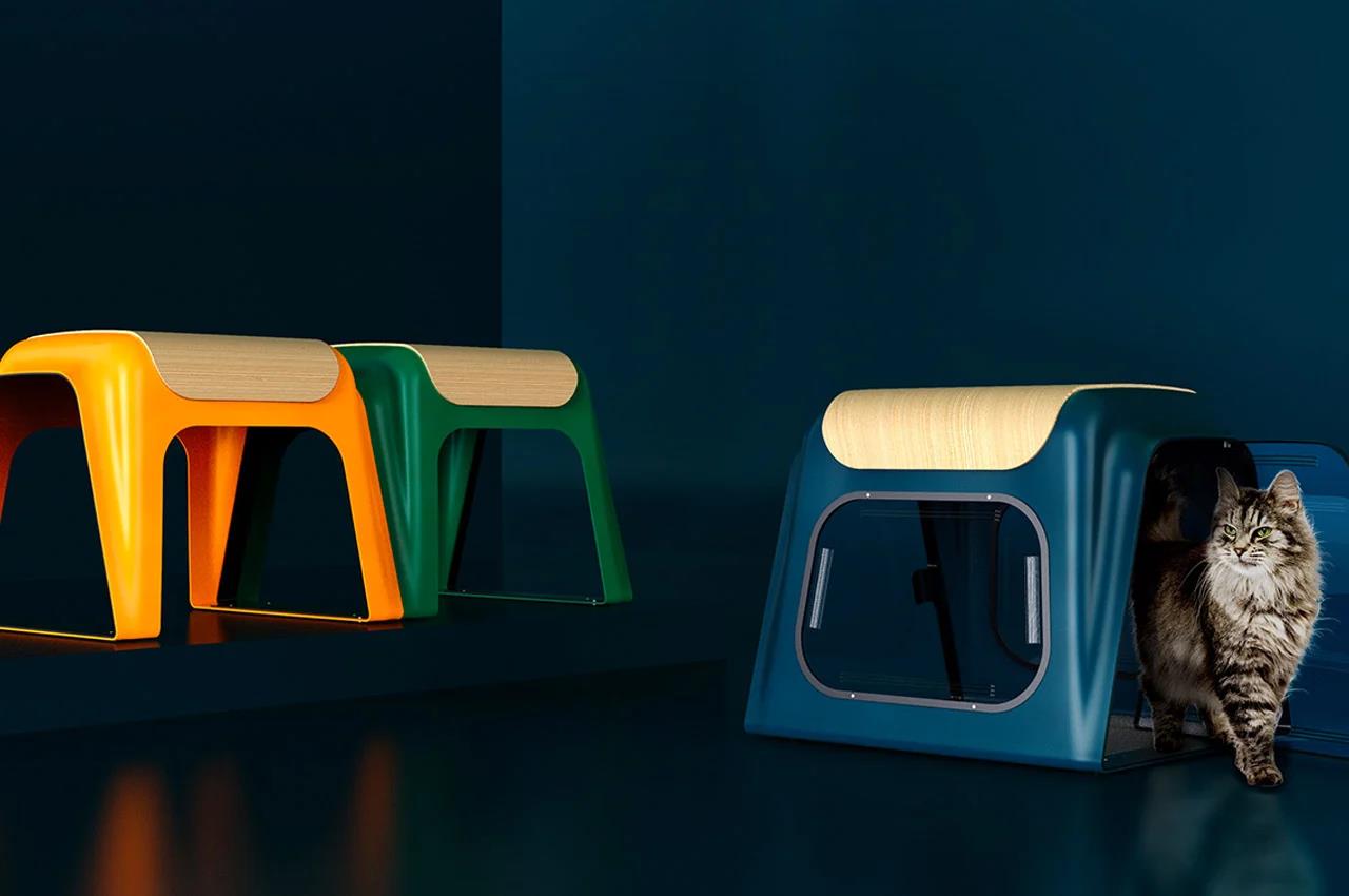 product design，Appearance design，stool，Pet nest，