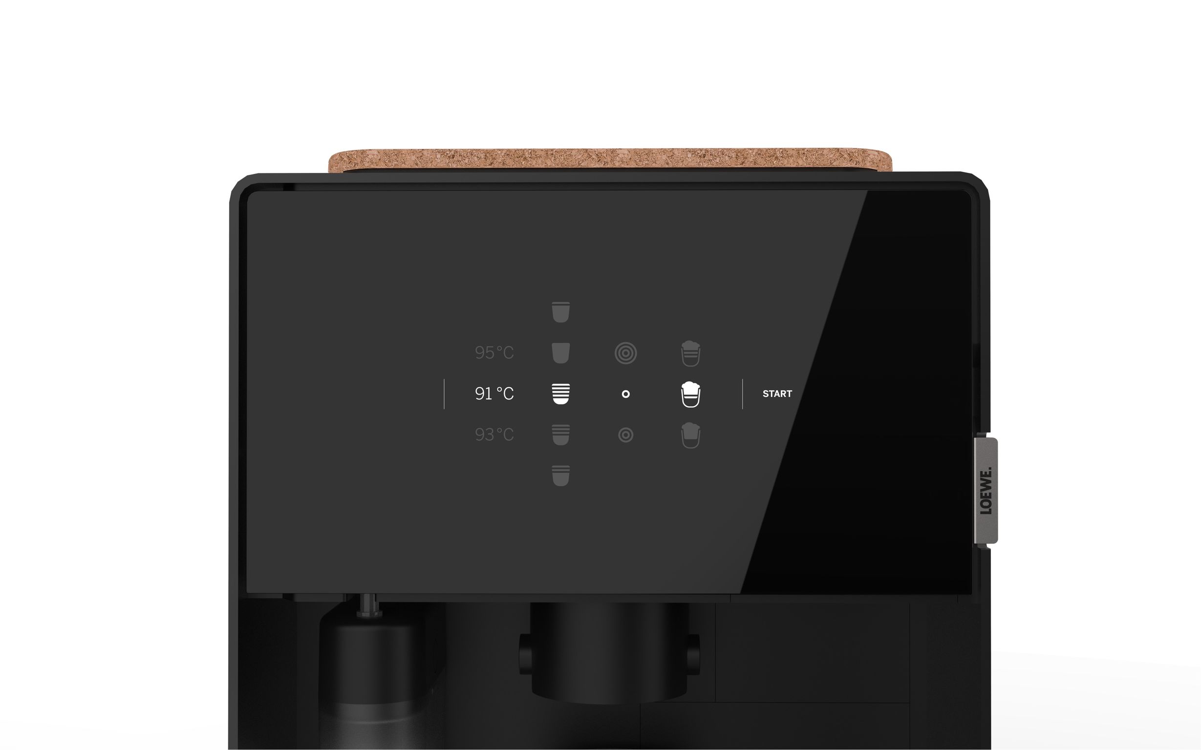 Coffee machine，black，2022 Red Dot Product Design Award，