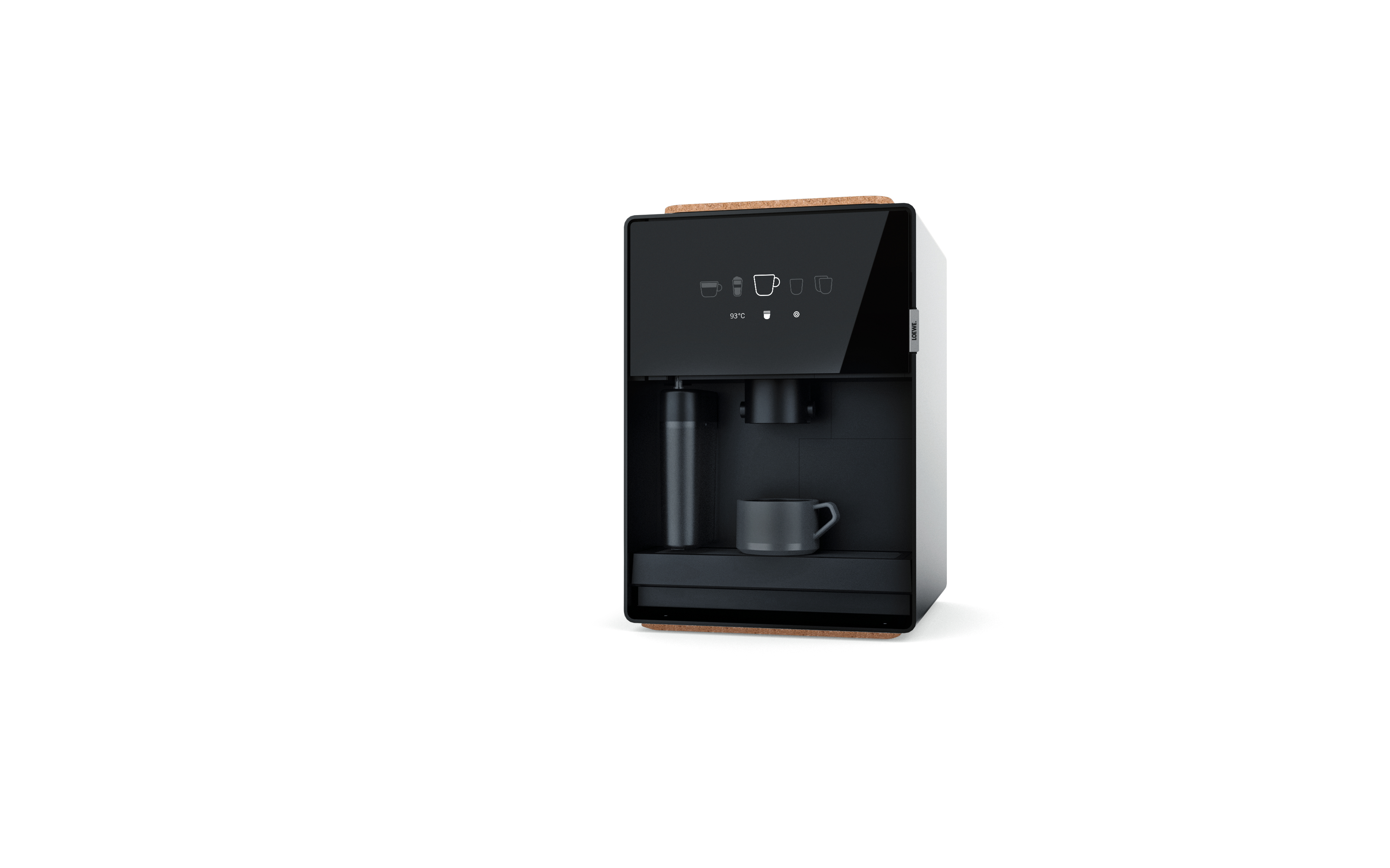 Coffee machine，black，2022 Red Dot Product Design Award，