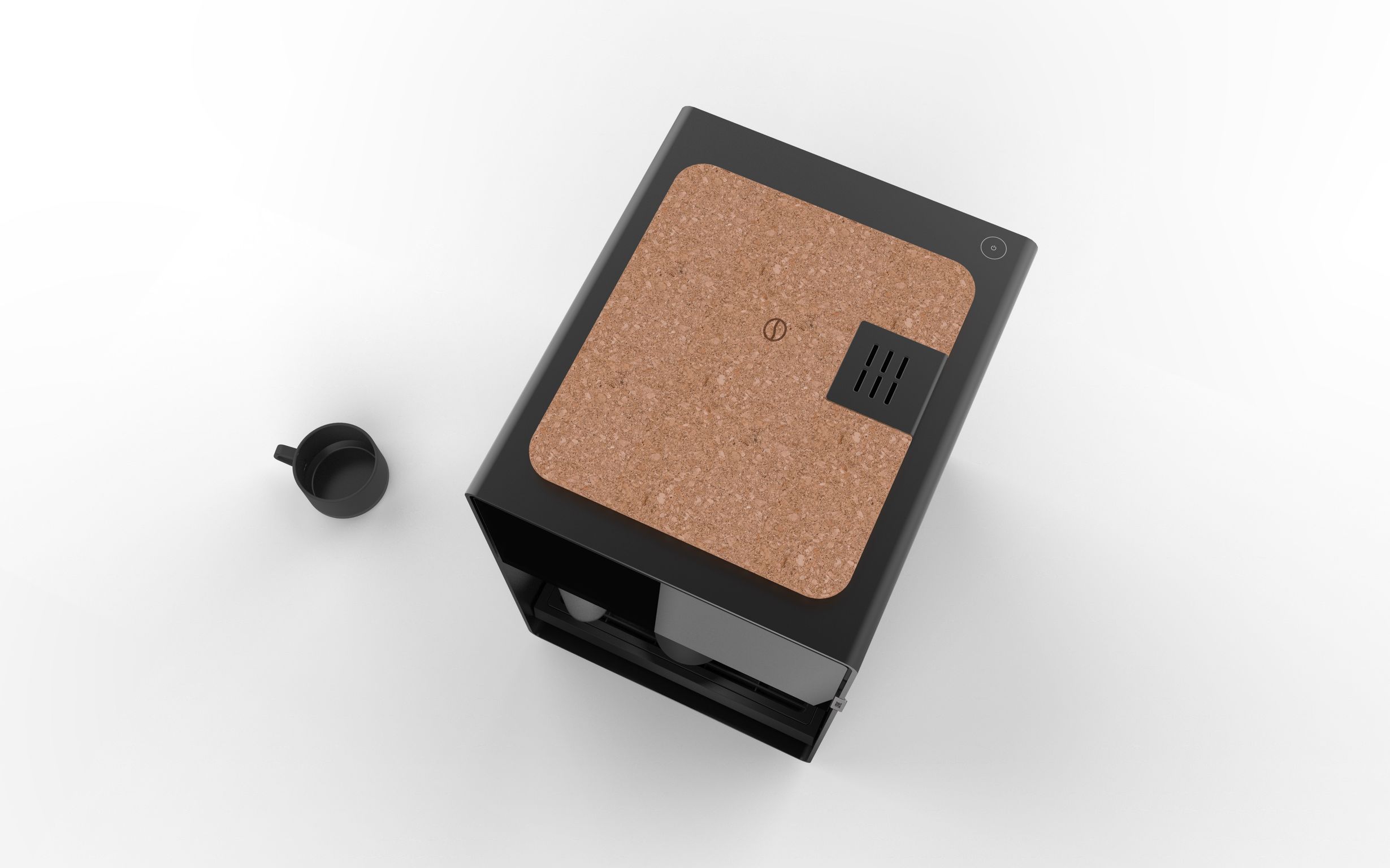 Coffee machine，black，2022 Red Dot Product Design Award，