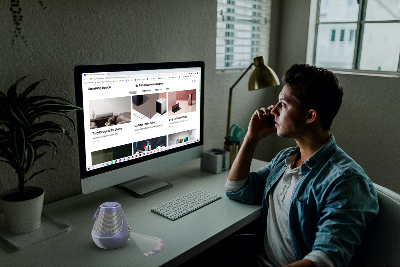 product design，Appearance design，exquisite，Intelligent speaker，