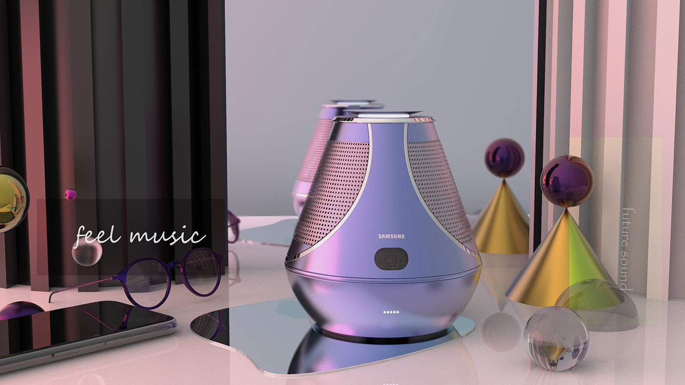 product design，Appearance design，exquisite，Intelligent speaker，
