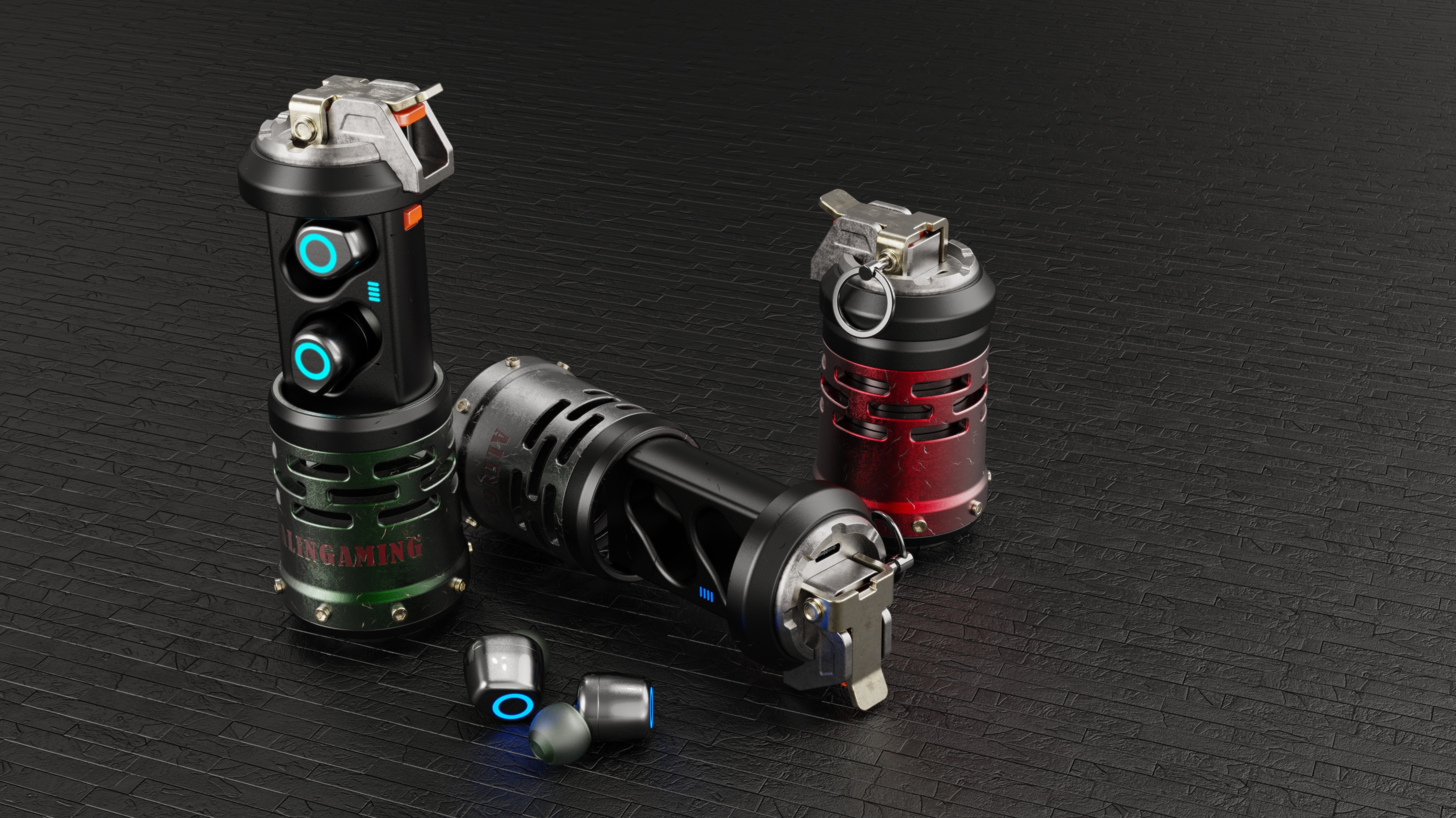 Bluetooth headset，Bluetooth，Mechanical air，Mecha wind，