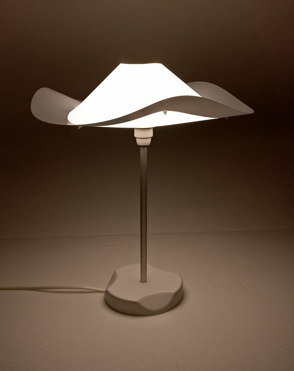 aurora，Desk lamp，Aluminum rod，propylene，