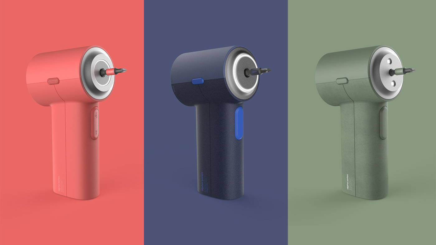 exquisite，Appearance design，product design，Electric screwdriver，