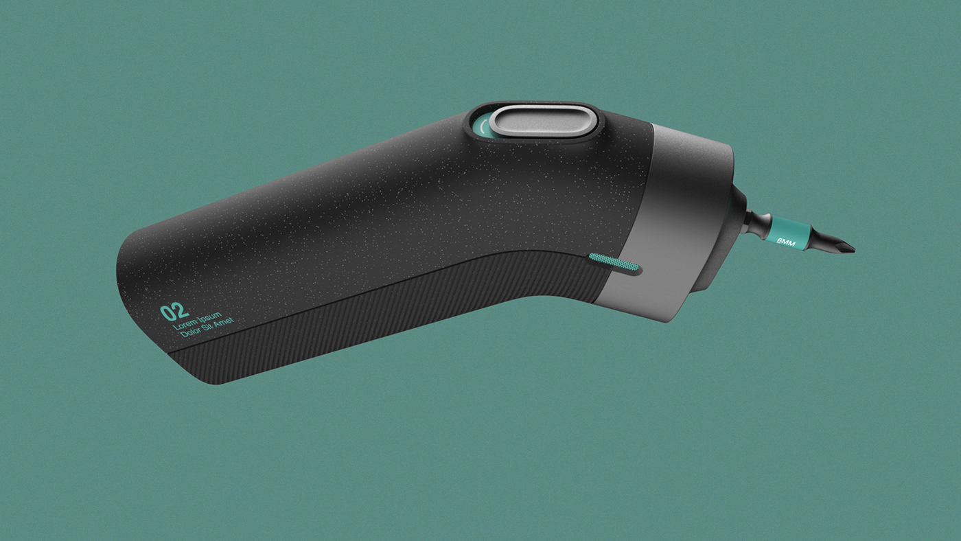 exquisite，Appearance design，product design，Electric screwdriver，