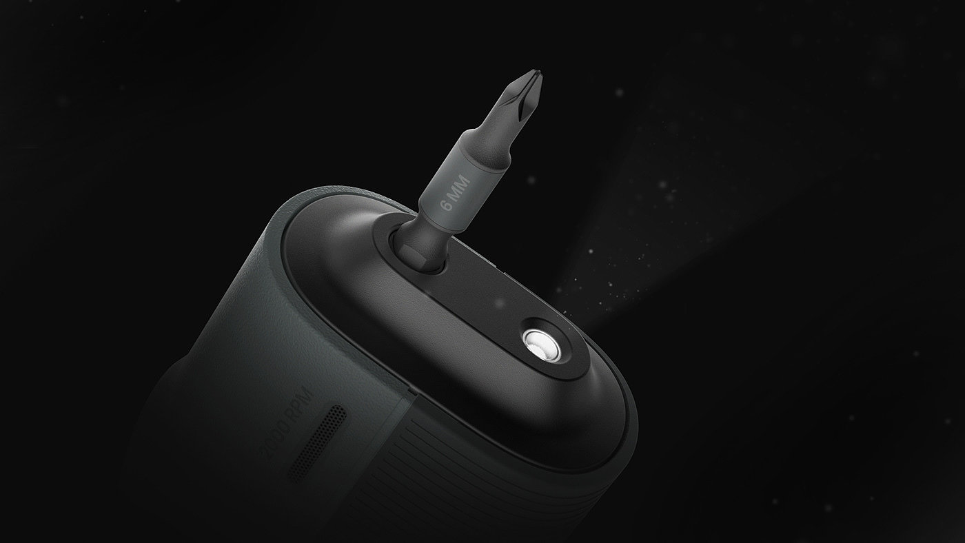 exquisite，Appearance design，product design，Electric screwdriver，