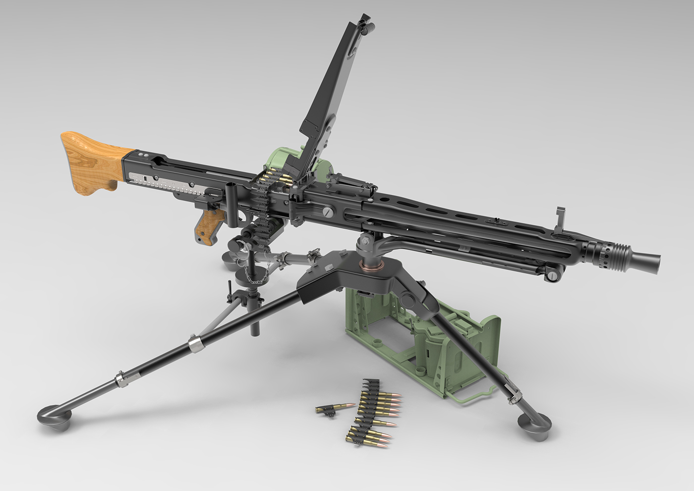 MG42，gun，machine gun，currency，