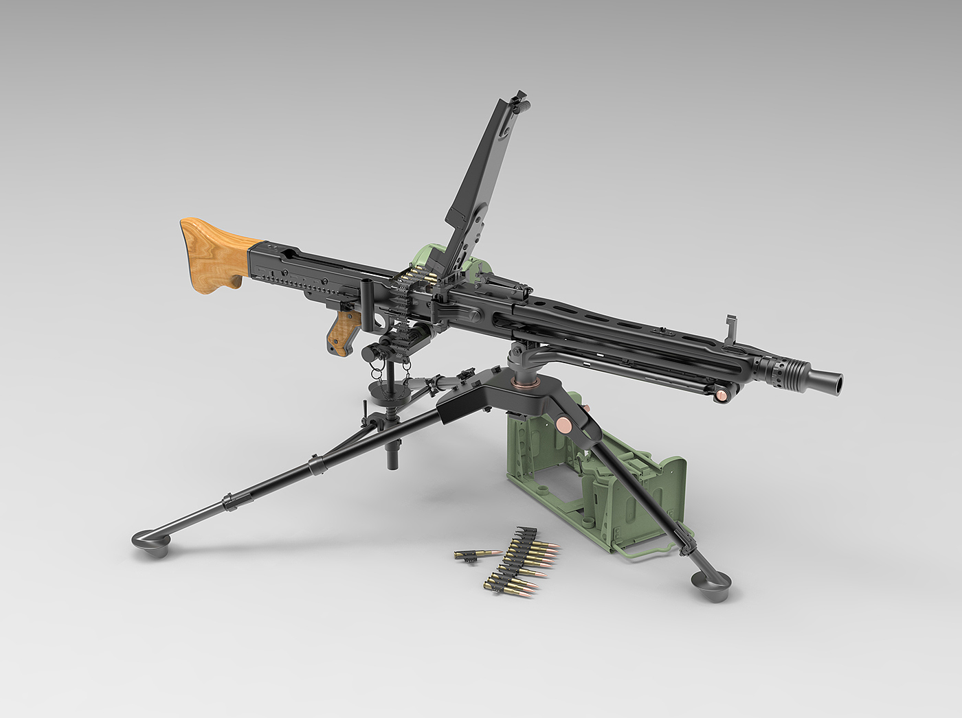 MG42，gun，machine gun，currency，