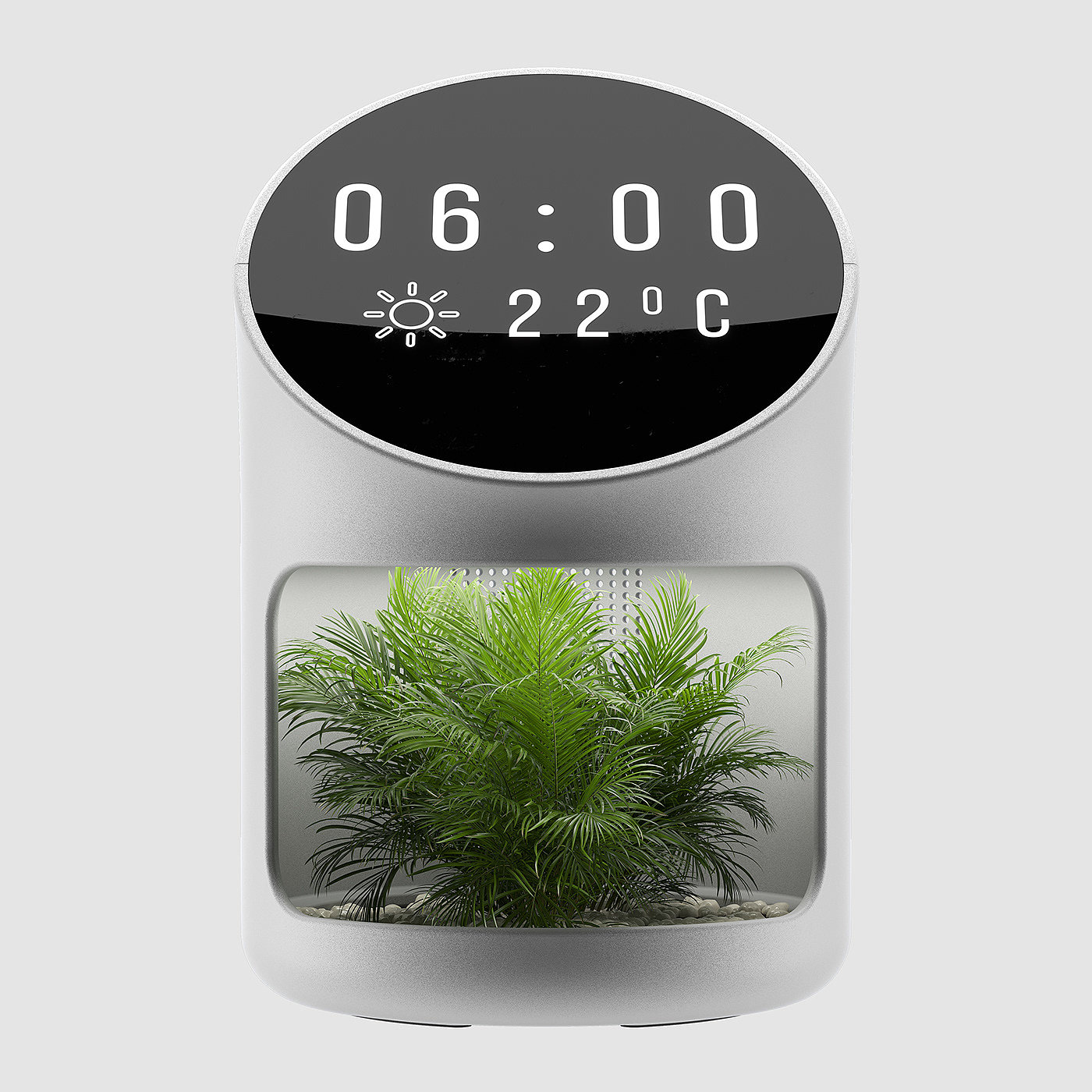 alarm clock，product design，Appearance design，Green plant，