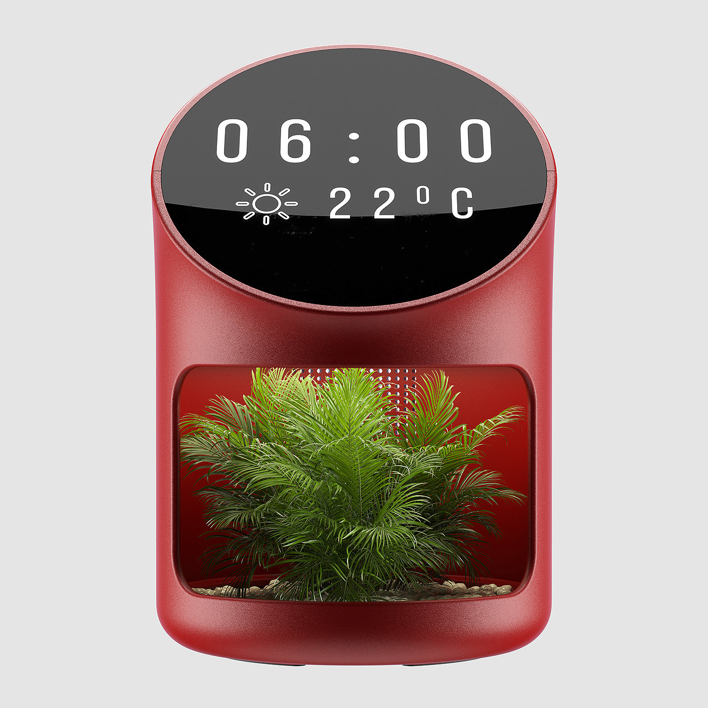 alarm clock，product design，Appearance design，Green plant，