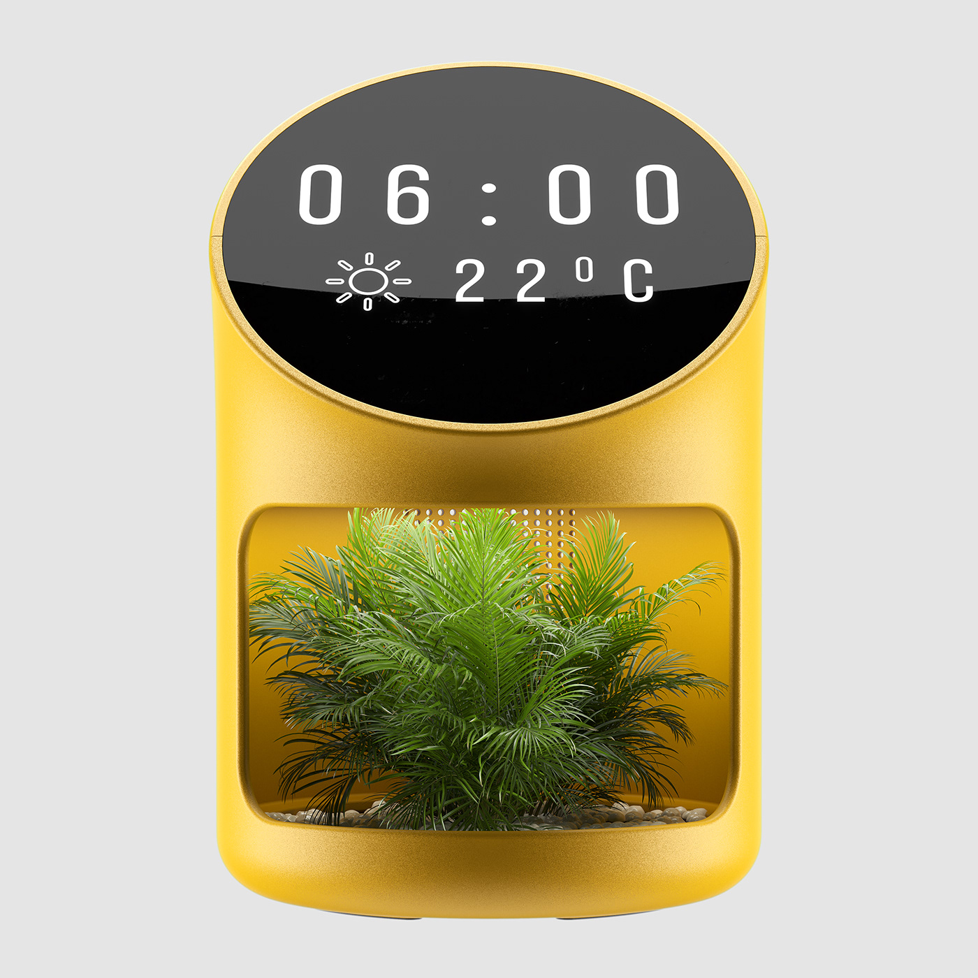 alarm clock，product design，Appearance design，Green plant，