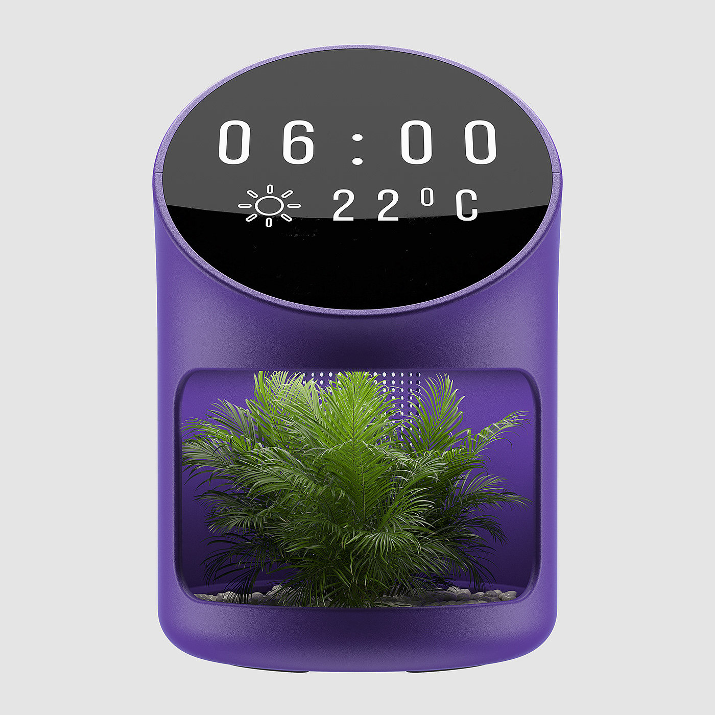 alarm clock，product design，Appearance design，Green plant，