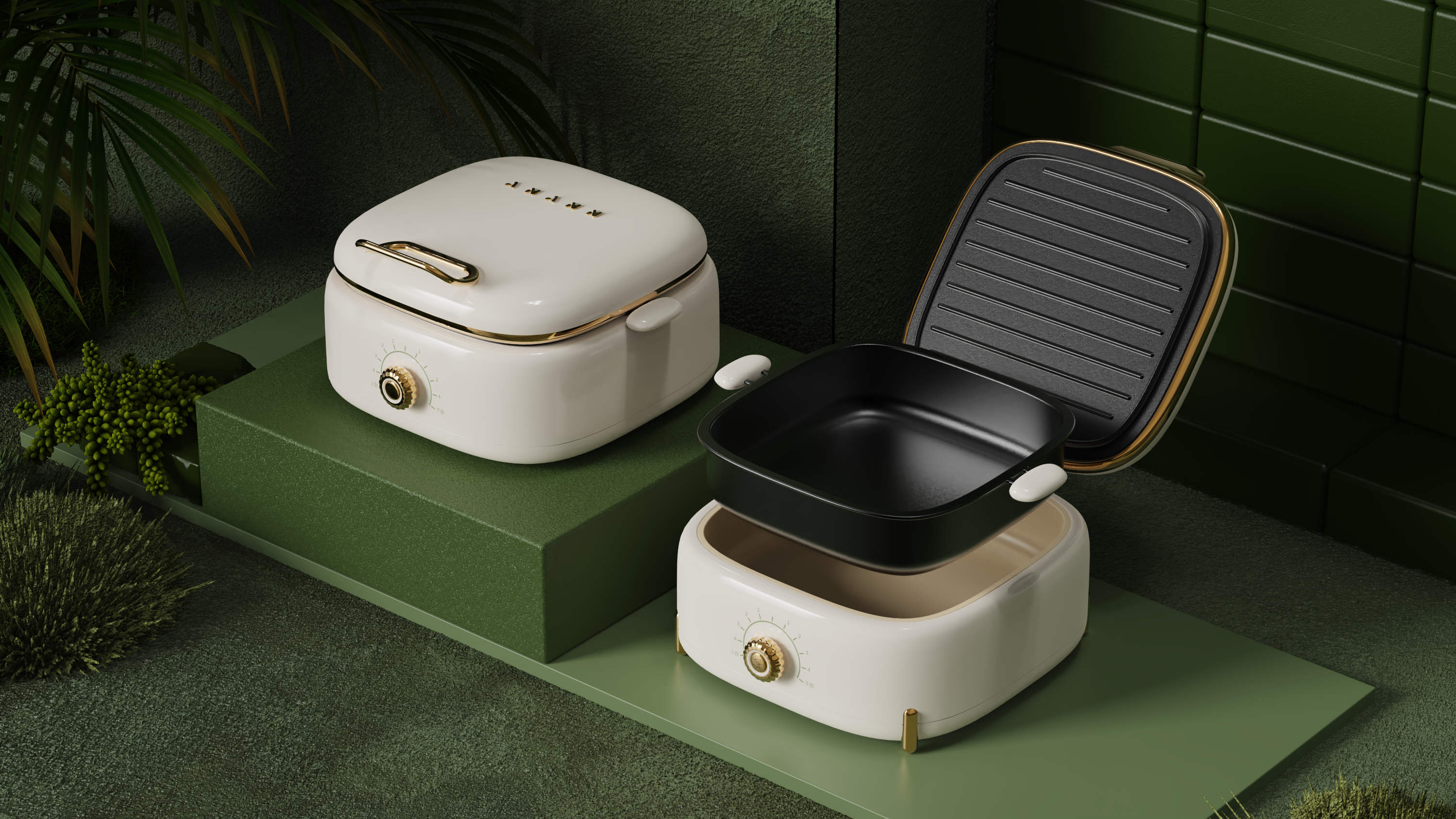 Electric baking pan，