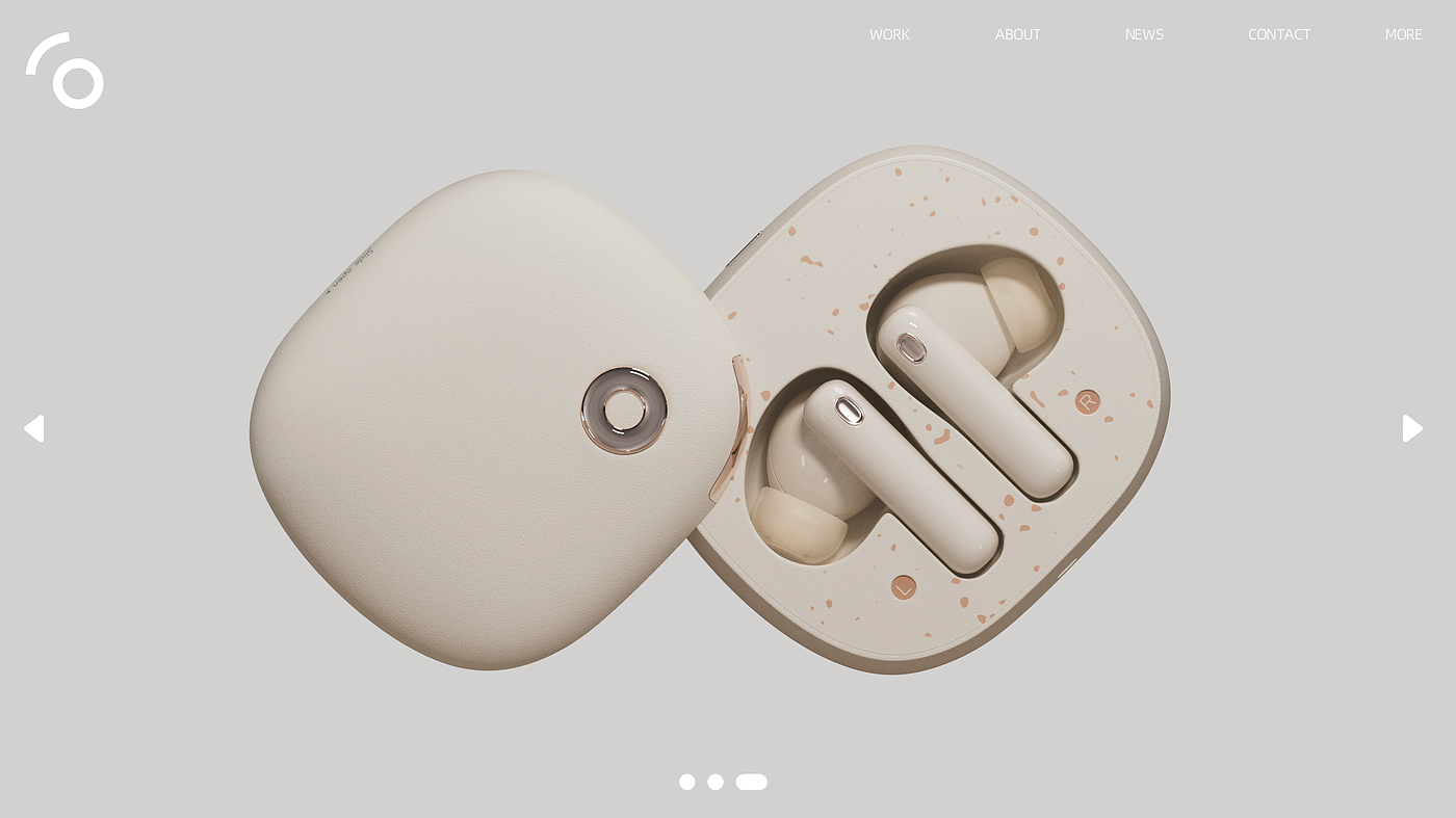 Bluetooth headset，headset，travel，relax，Render，Visual typesetting，Travel diary，5% design，