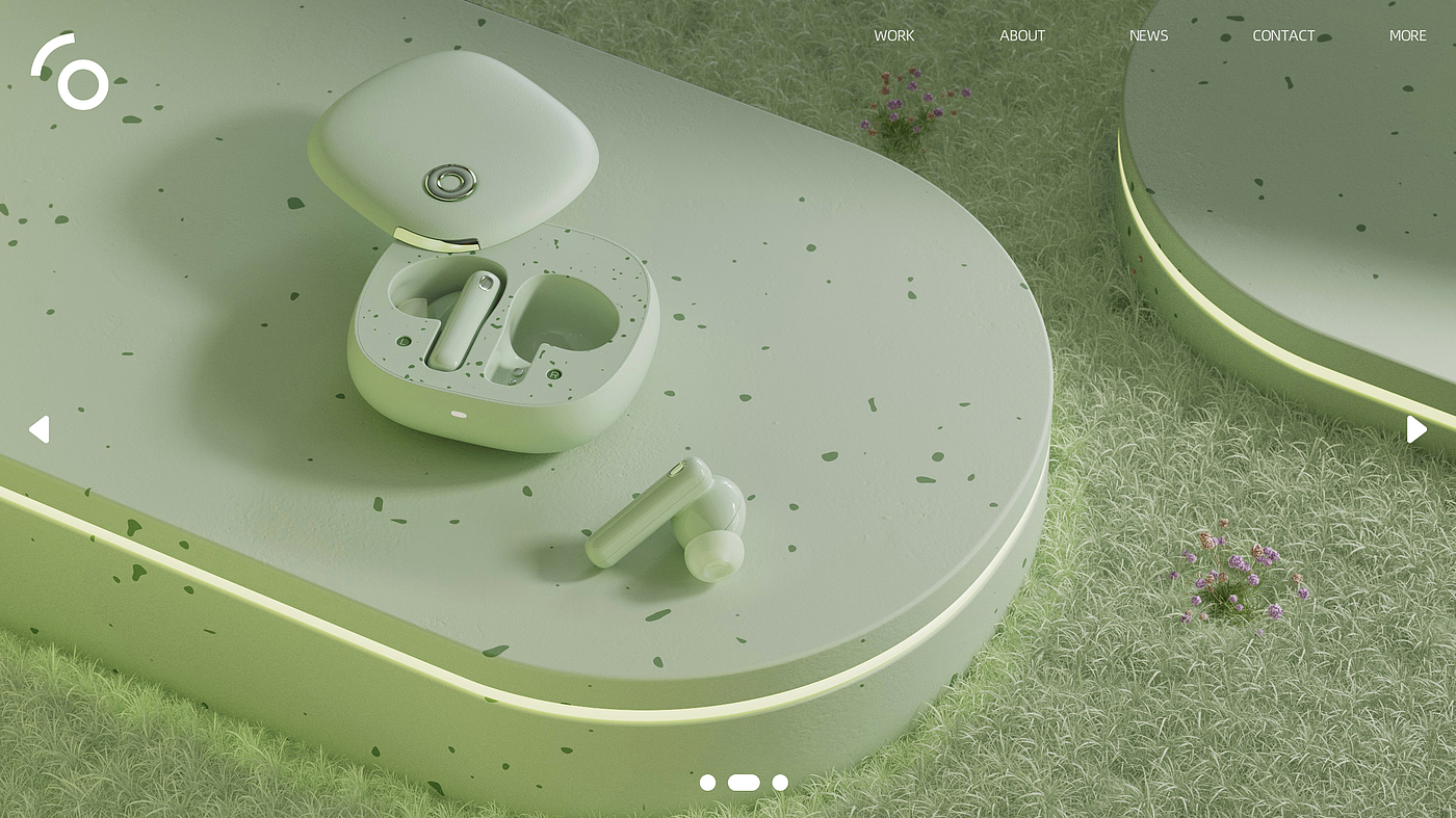 Bluetooth headset，headset，travel，relax，Render，Visual typesetting，Travel diary，5% design，
