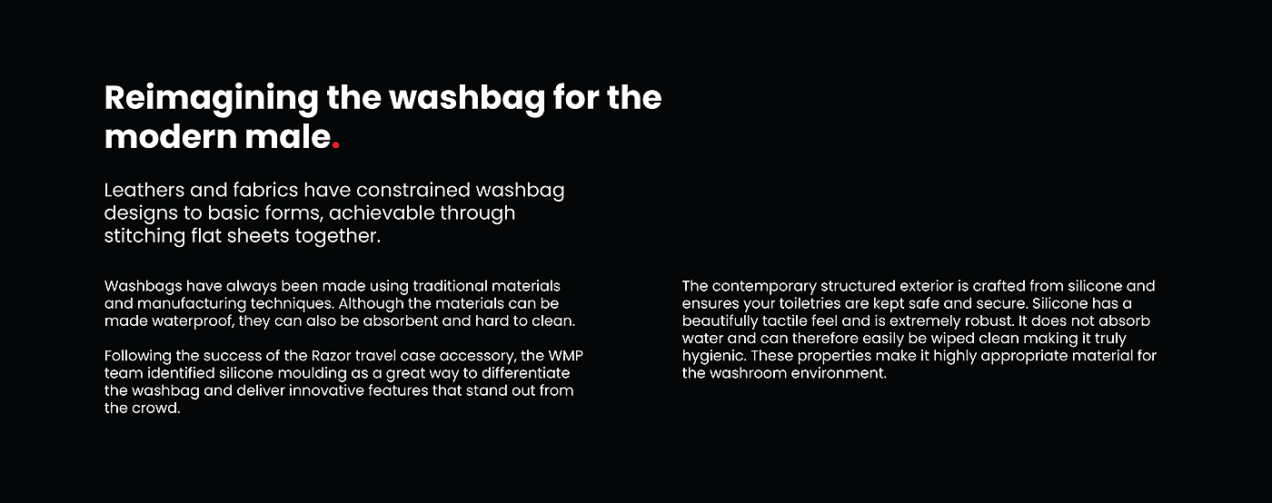 washbag，男士，携带方便，硅胶，WMP，