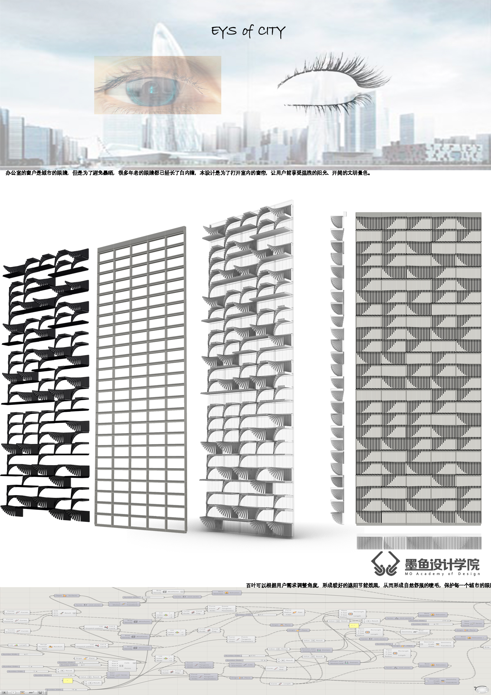 Cuttlefish Design Institute，Design，Parametric design，GH parameterization，Grasshopper design，Parametric modeling，originality，